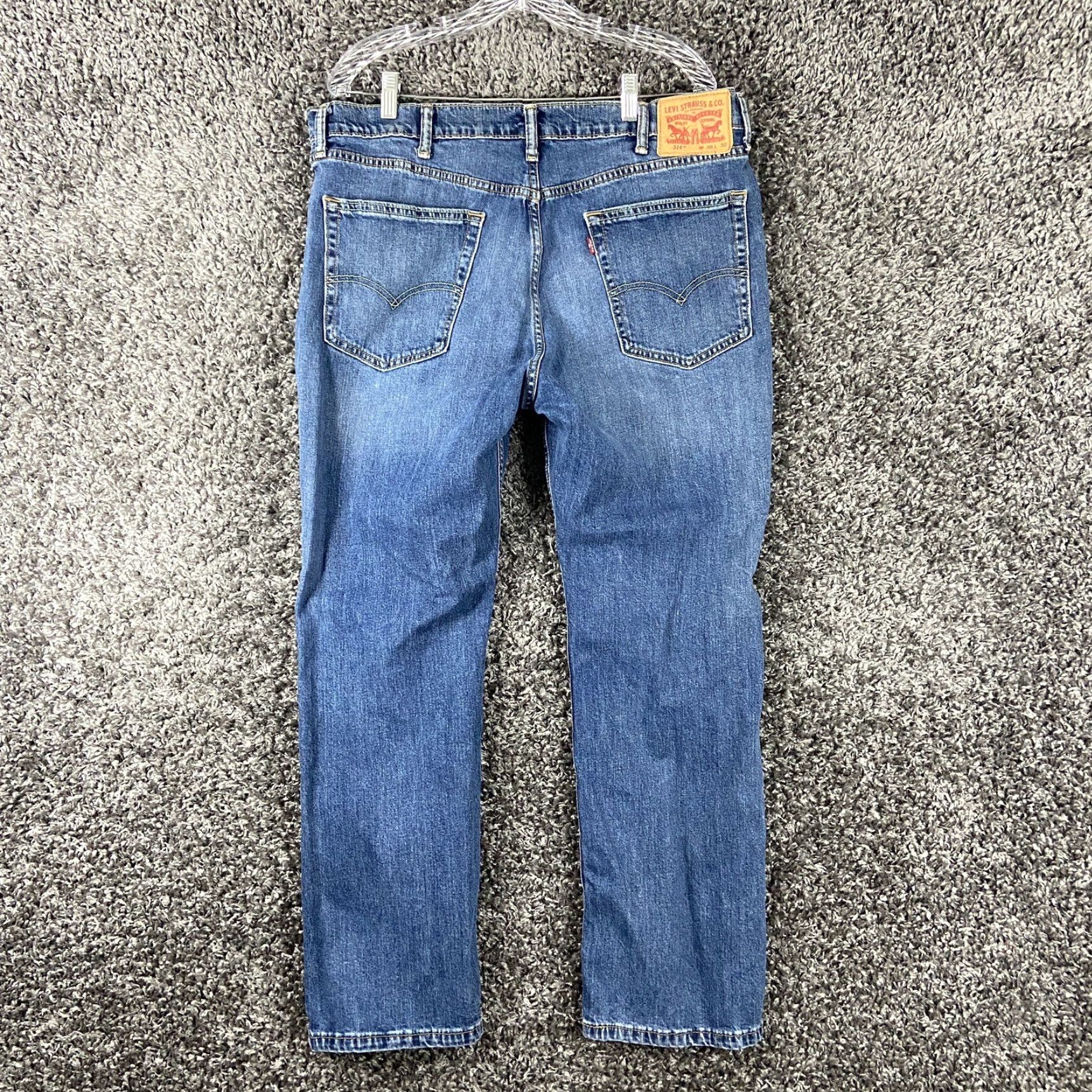 Levi's Levi’s 514 Jeans Men 38x30 Blue Straight Regular Color Blue 514 Jeans 38x30 Men Size US 38 / EU 54 - 7 Thumbnail