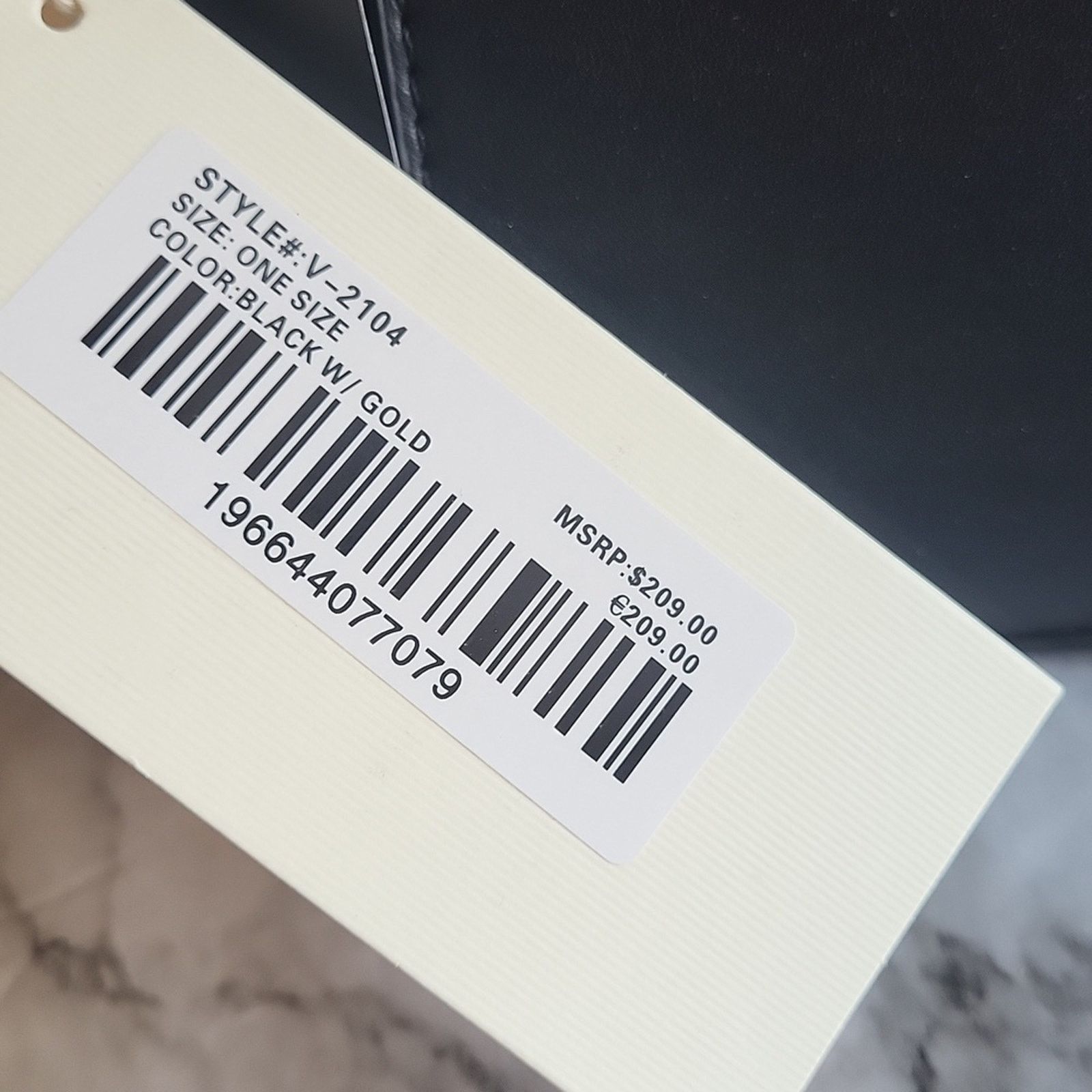 Valentino Valentino Orlandi Black Vegan Leather Handbag Size ONE SIZE - 7 Thumbnail