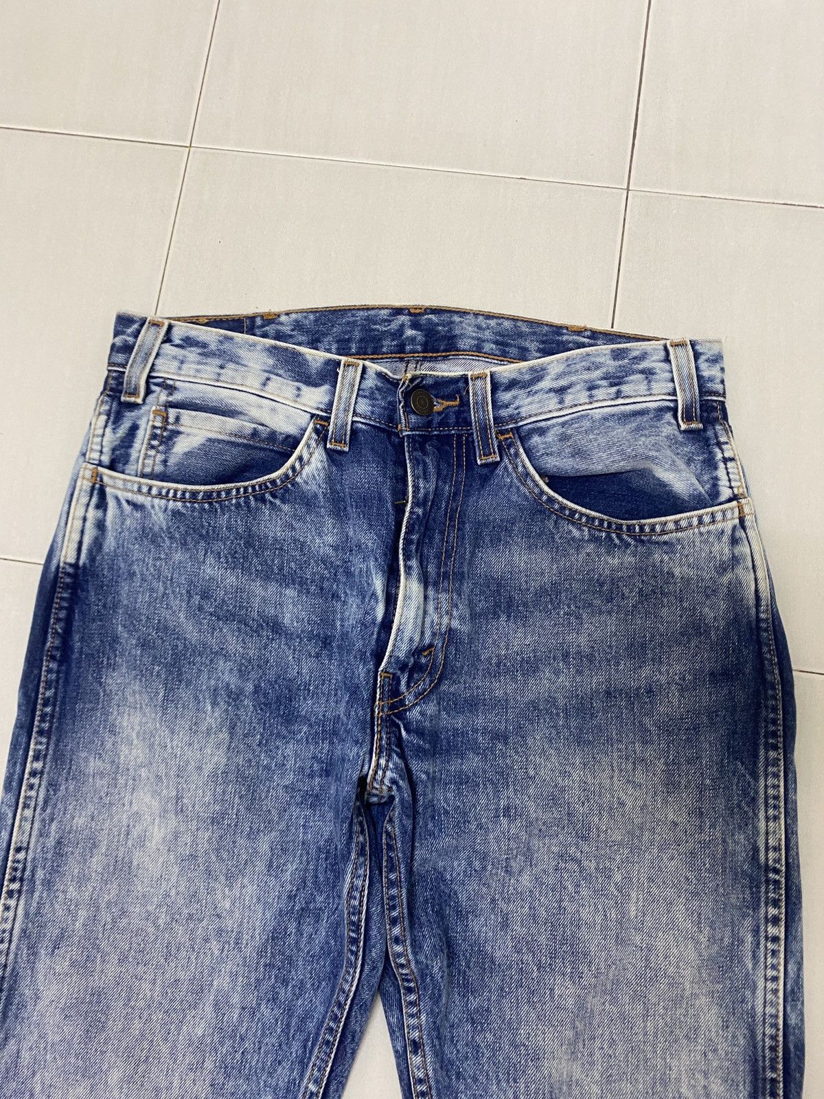Levi's × Levi's Vintage Clothing LEVIS 505 ACID WASH ORANGE TAB JEANS Size US 31 - 3 Thumbnail