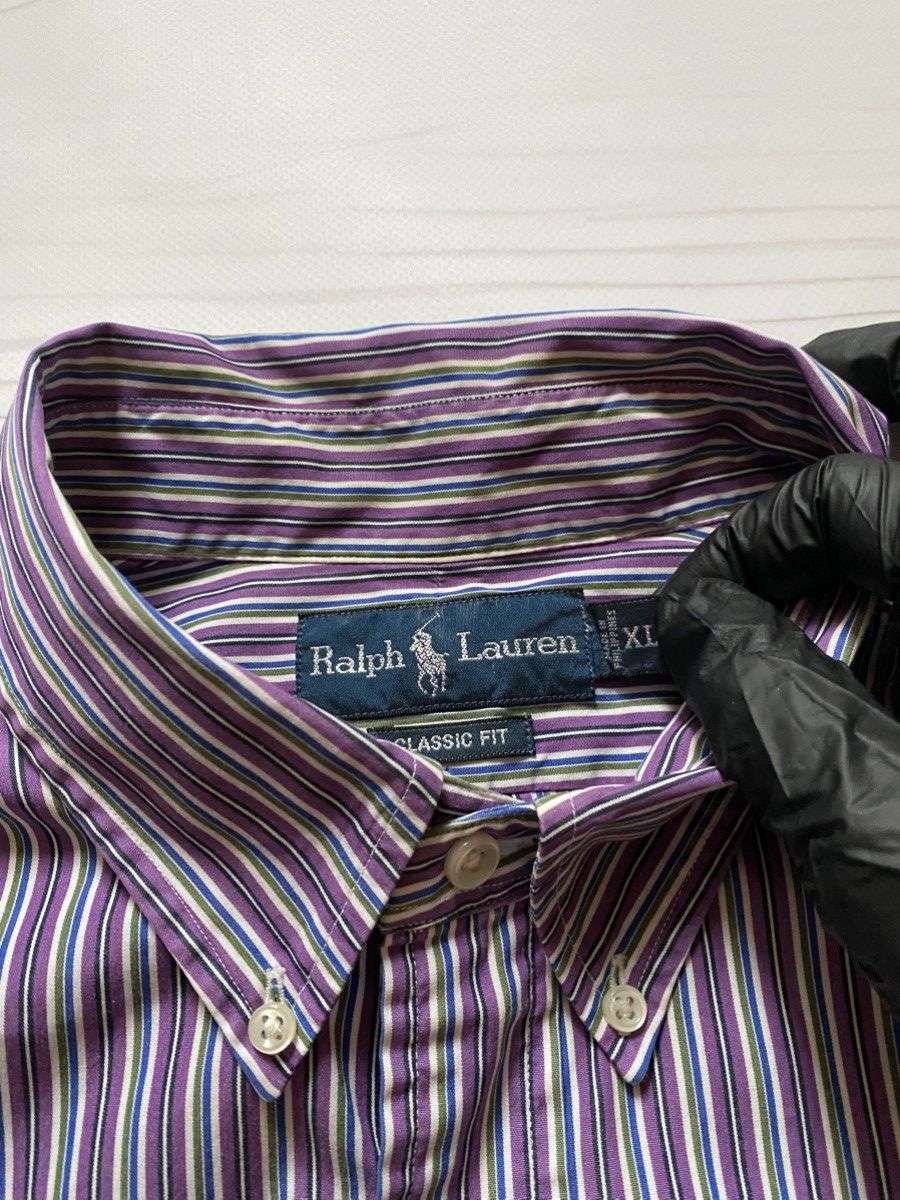 Polo Ralph Lauren Vintage Polo Ralph Lauren striped classic button up shirt Size US XXL / EU 58 / 5 - 3 Thumbnail