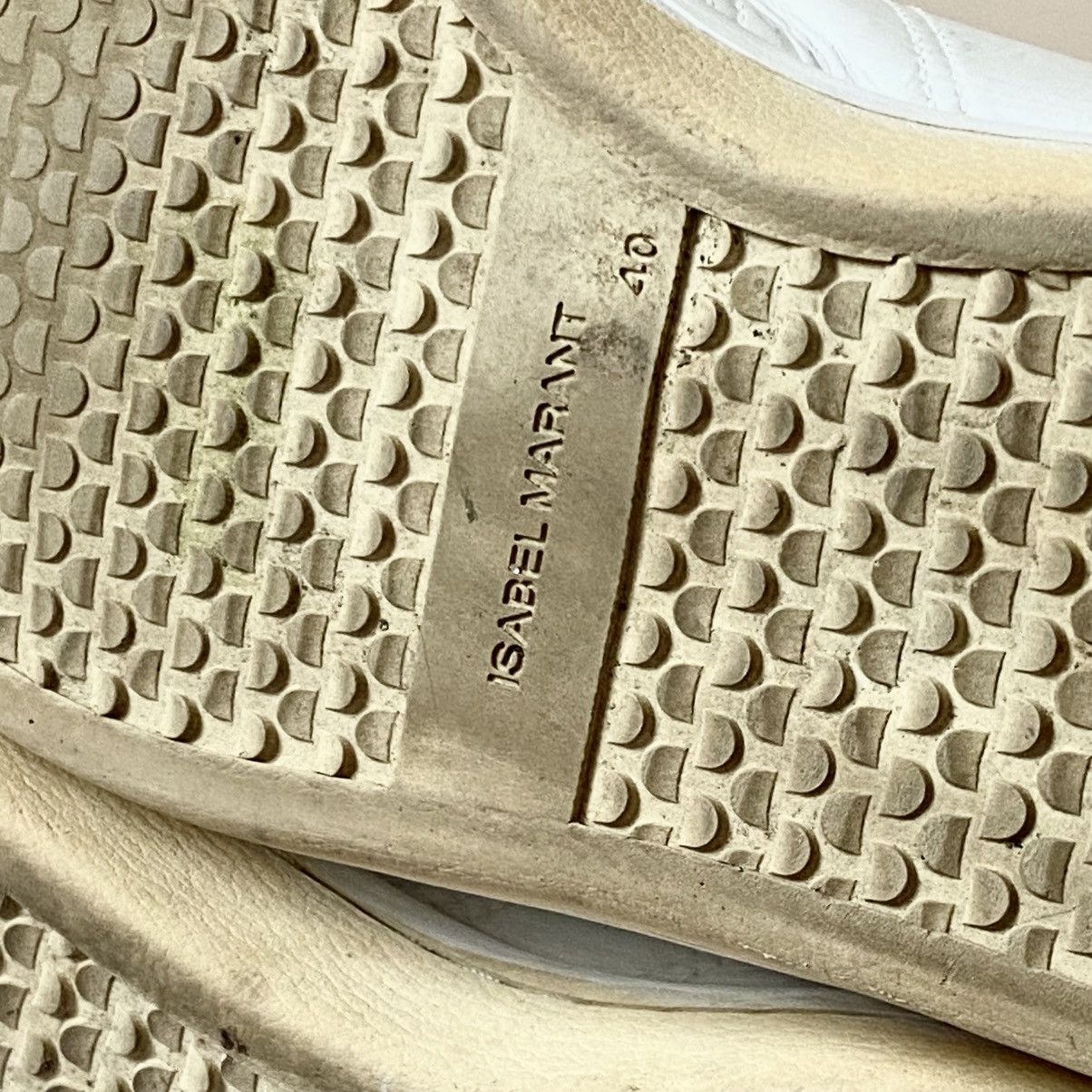 Designer × Isabel Marant Painted Isabel Marant Leather Sneakers Shoes Margiela Vibe Size US 7 / EU 40 - 6 Thumbnail