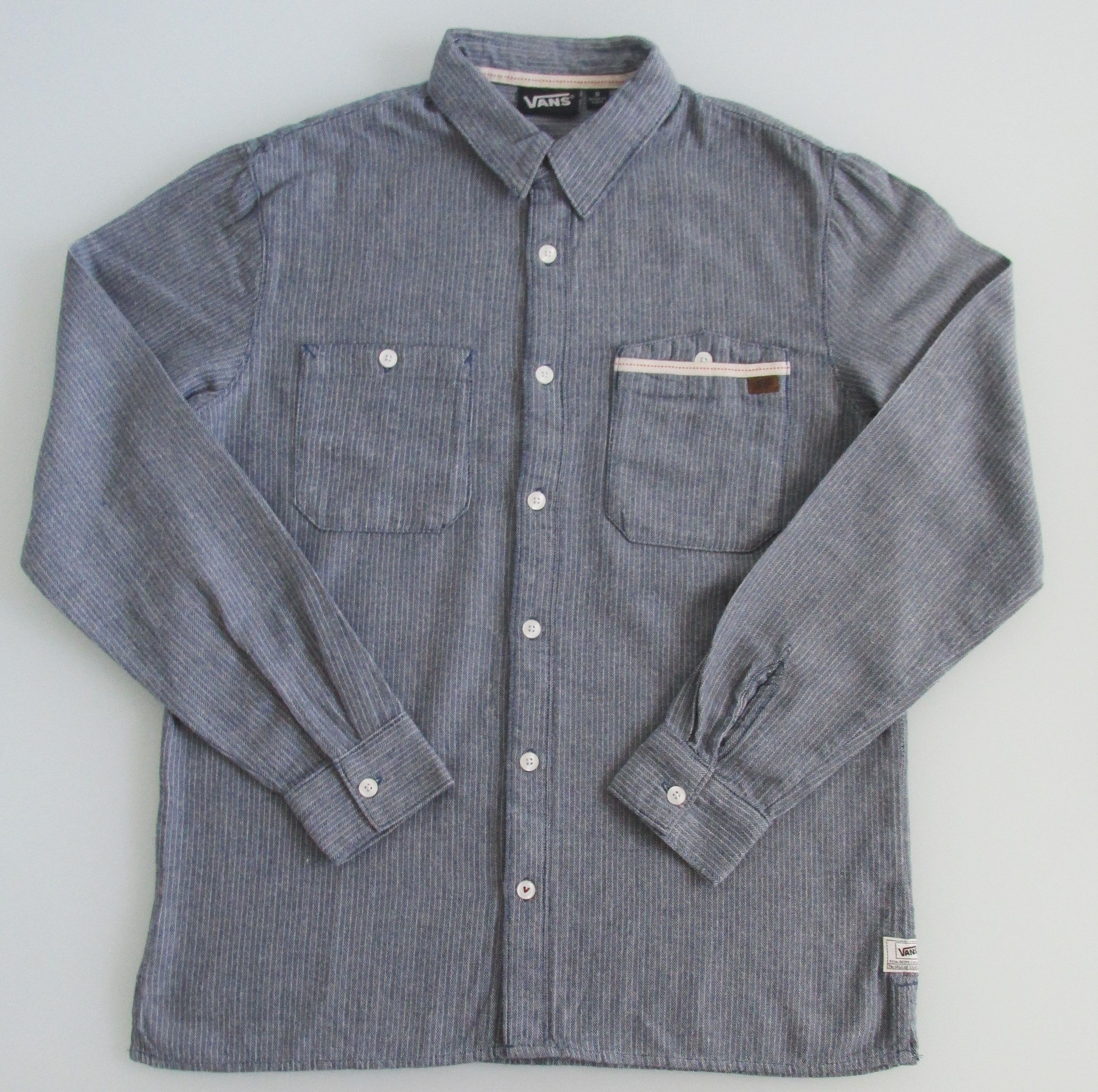 Vans VANS Men's Long Sleeve Cotton Shirt Size Small Size US S / EU 44-46 / 1 - 1 Thumbnail