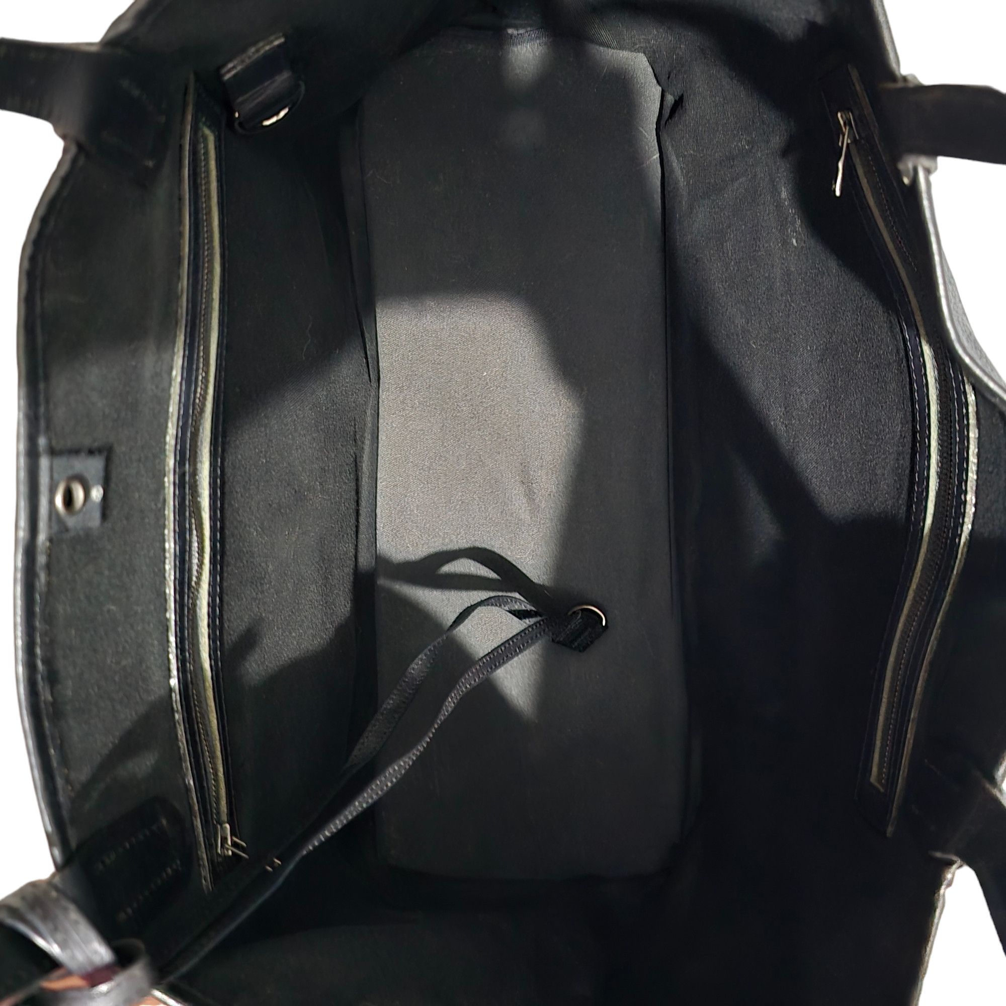 Carpe Diem wjk by Jun Hashimoto - Shrink Leather Tote Bag w/ Clochette Size ONE SIZE - 5 Thumbnail