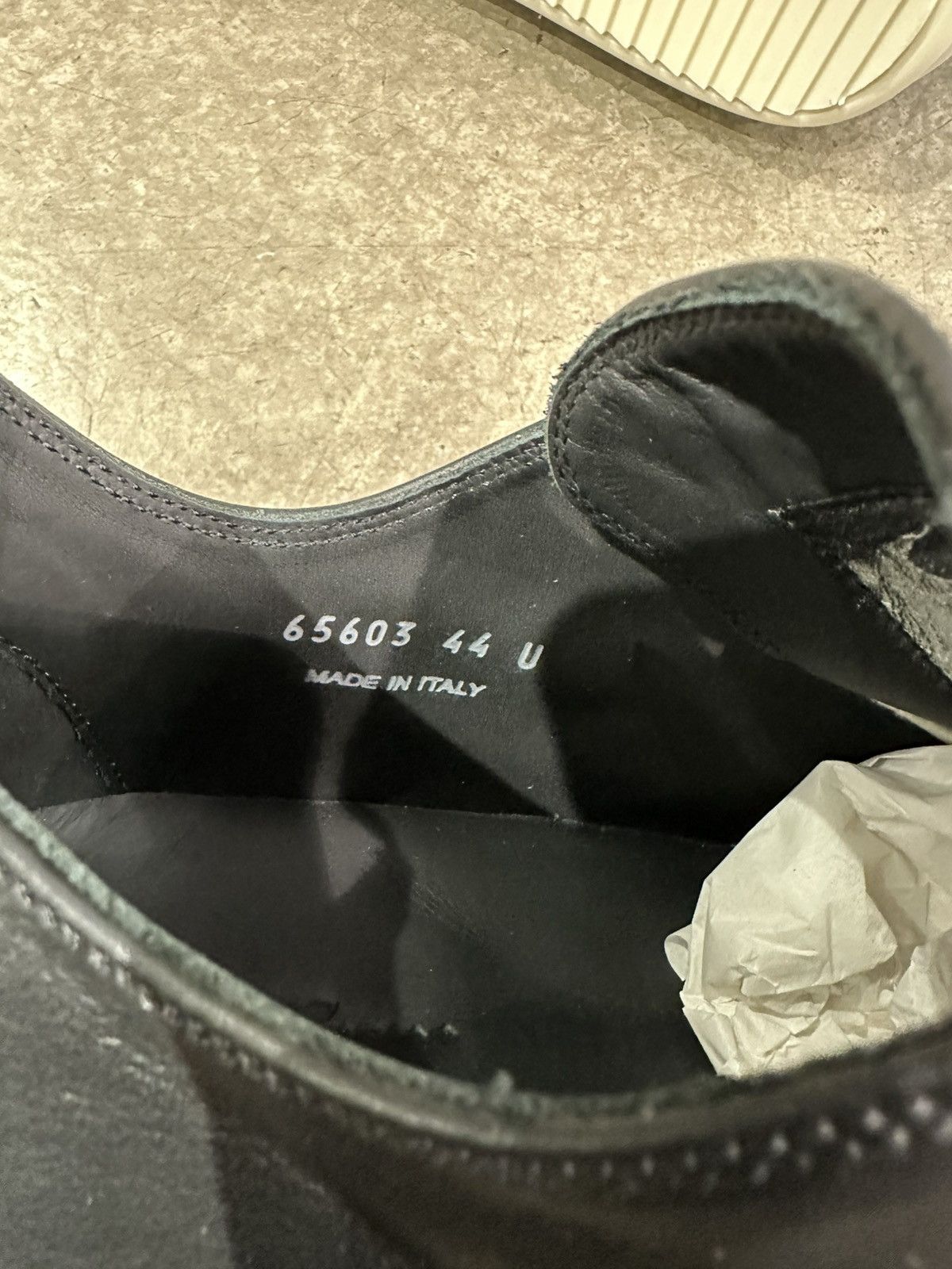 Rick Owens RICK OWENS - Low Sneaks Black Milk Size US 11 / EU 44 - 6 Thumbnail