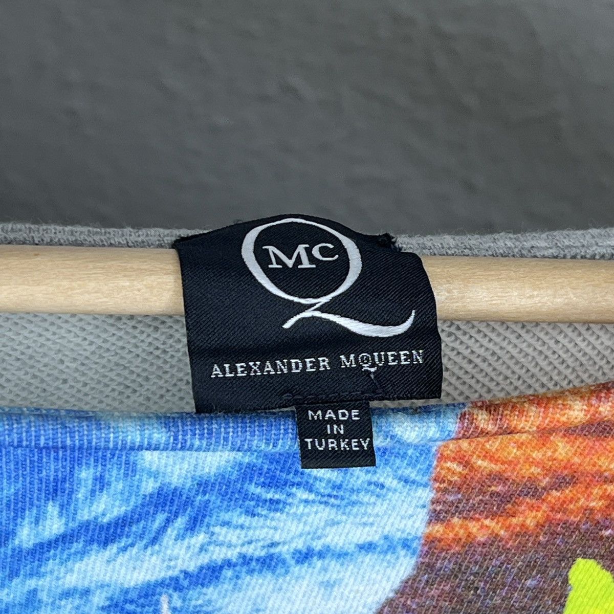 Alexander McQueen × MCQ × McQ Alexander McQueen Alexander Mcqueen MCQ Sweatshirt Blouse Full Print Grey Rare Size S / US 4 / IT 40 - 8 Thumbnail