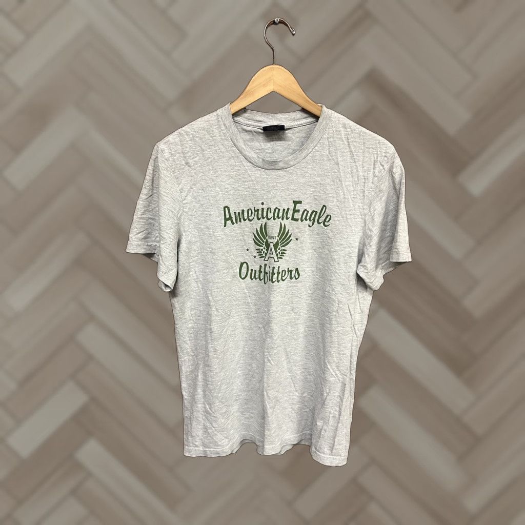 American Eagle Outfitters VINTAGE American Eagle Mens Gray Short Sleeve T-shirt Size S Classic Shirt Size US S / EU 44-46 / 1 - 1 Thumbnail