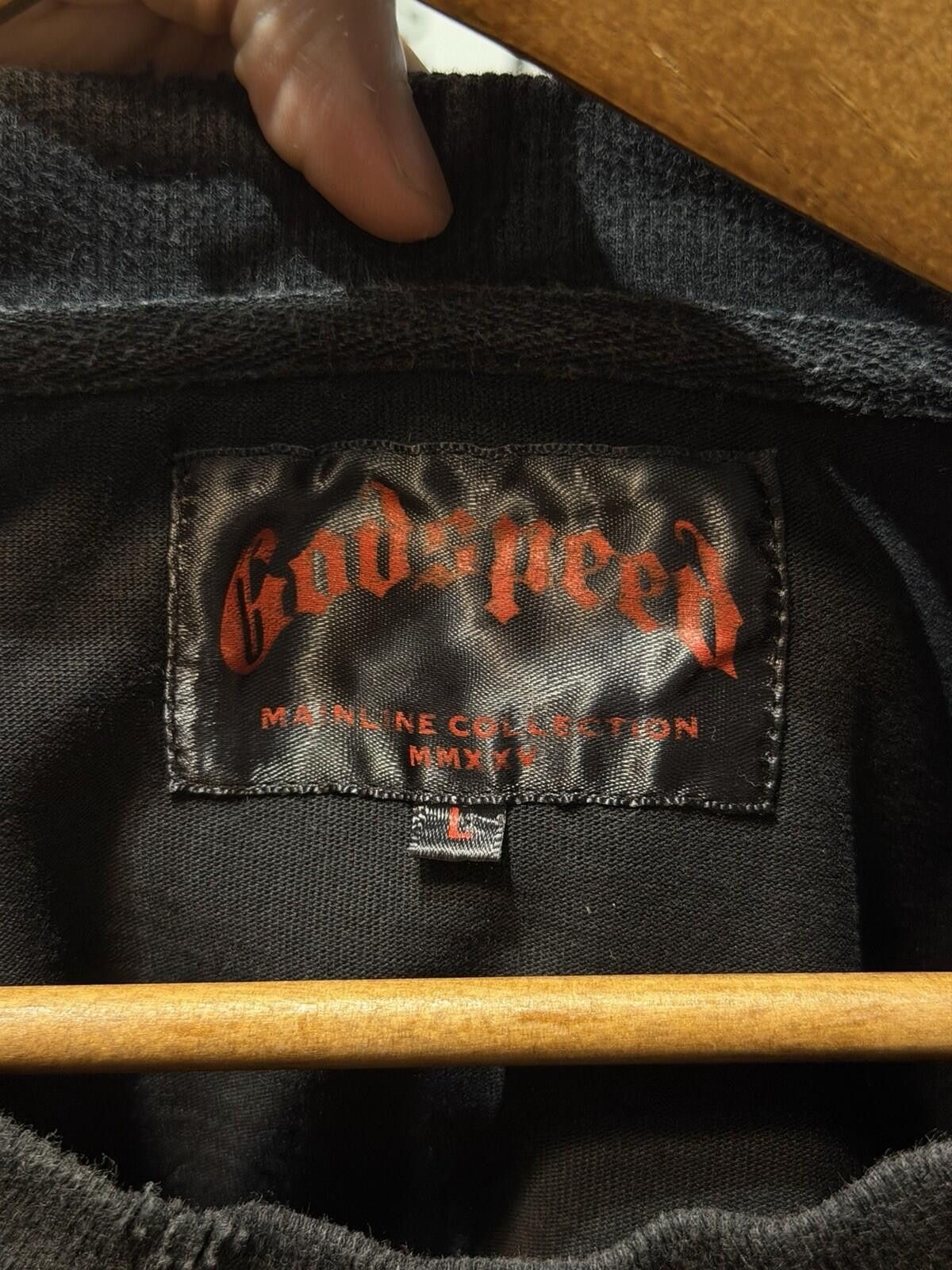 Godspeed Large - Godspeed T Shirt Black 100% Authentic Pre Owned Size US L / EU 52-54 / 3 - 8 Thumbnail