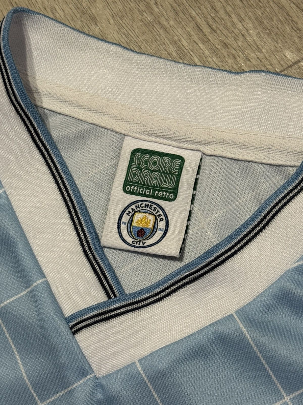 Vintage 🔷Retro Manchester City 1988 Soccer jersey🔷 Size US XL / EU 56 / 4 - 4 Thumbnail