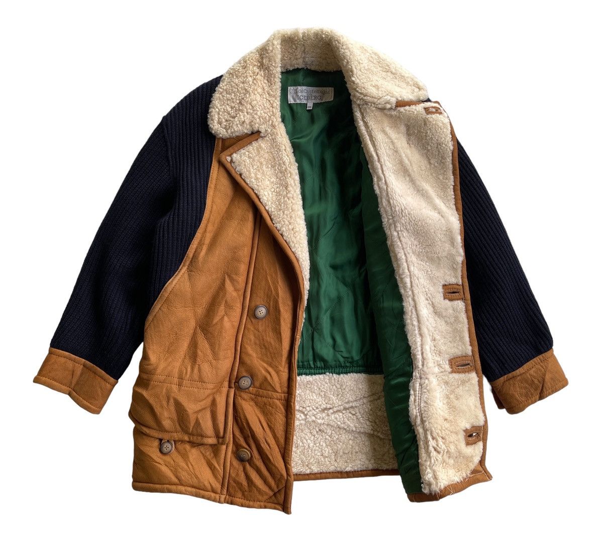 Iceberg 1980 Shearling J.C De Castelbajac Iceberg Pour Jacket Size US M / EU 48-50 / 2 - 4 Thumbnail