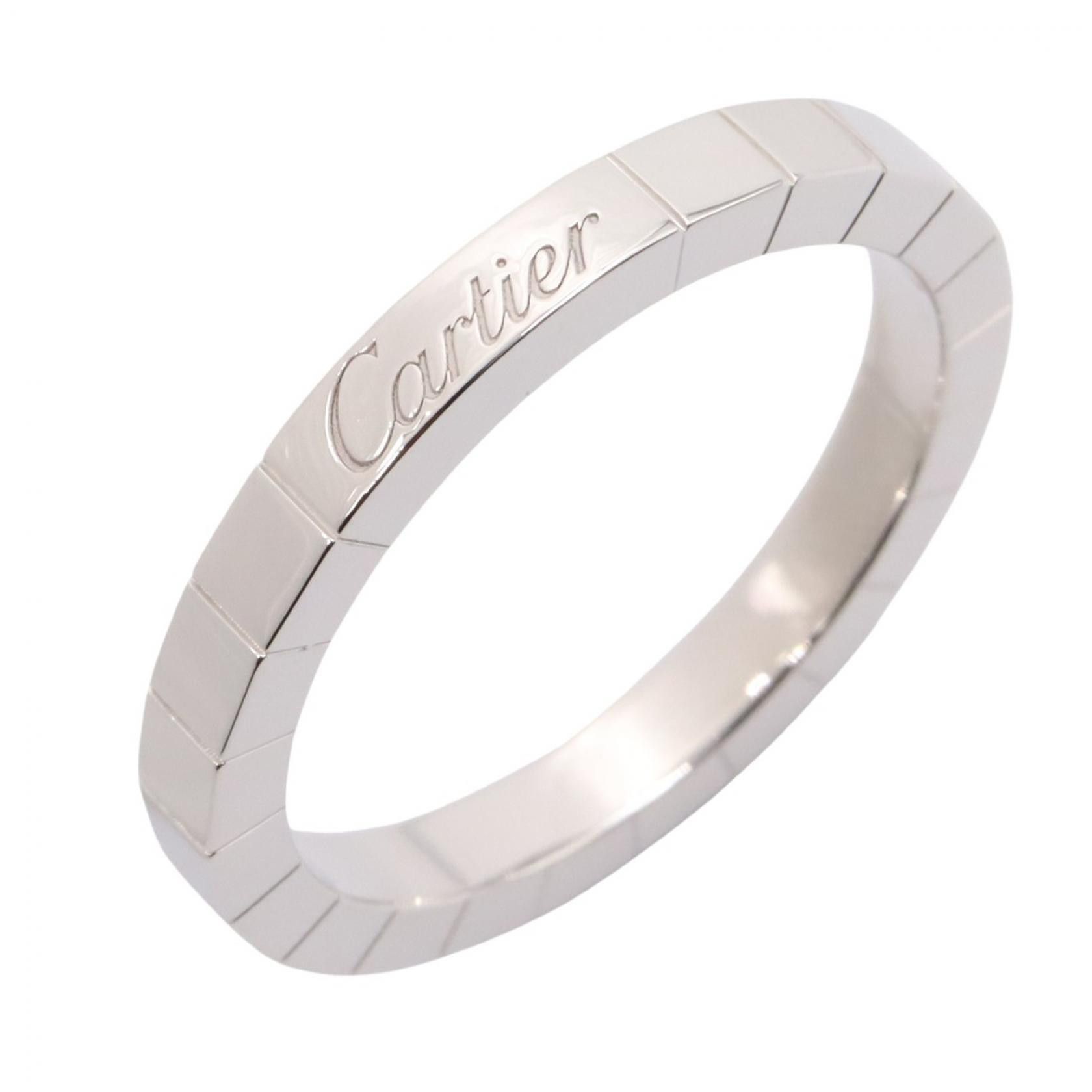 Cartier Cartier Cartier Lanieres Au750 White Gold Ring Size 19 Precious Metal Ring DUTY FREE for USA Size ONE SIZE - 1 Thumbnail