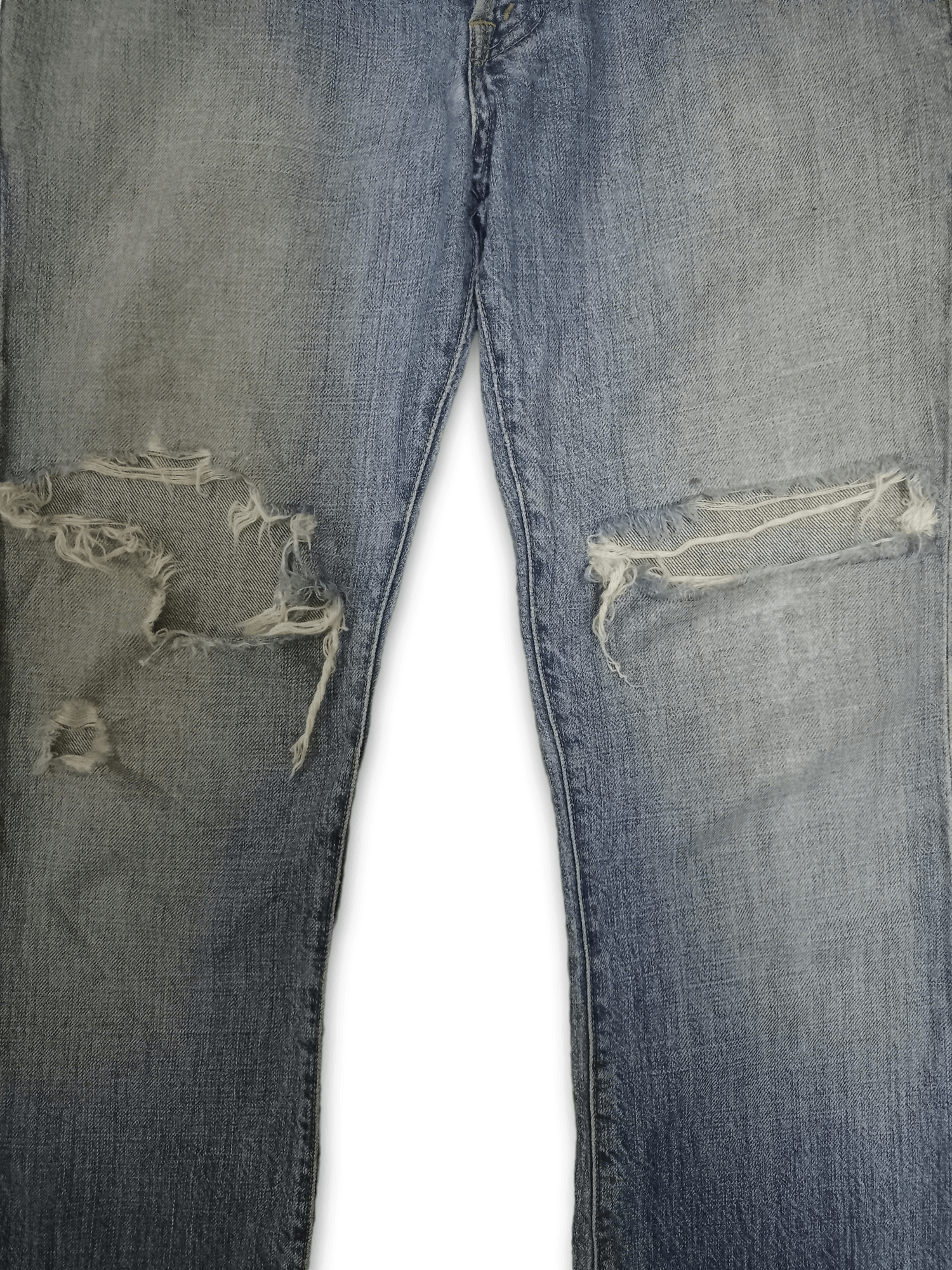 Earl Jeans Vintage USA Earl Jean Western Distressed Flare Jeans Size US 33 - 6 Thumbnail