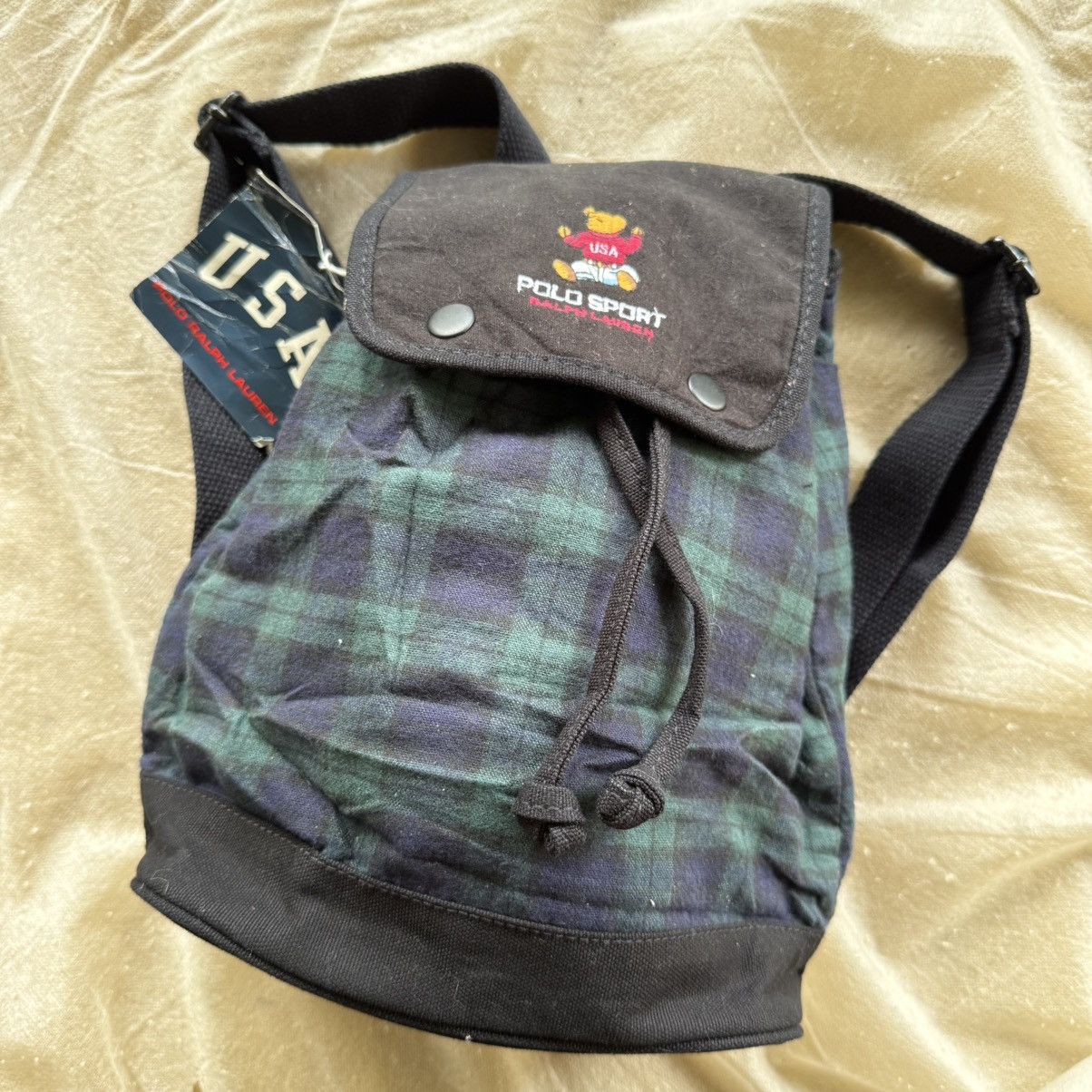 Polo Ralph Lauren Vintage 95’ Polo Sport Ralph Lauren Bear Usa New With Tag Size ONE SIZE - 2 Thumbnail