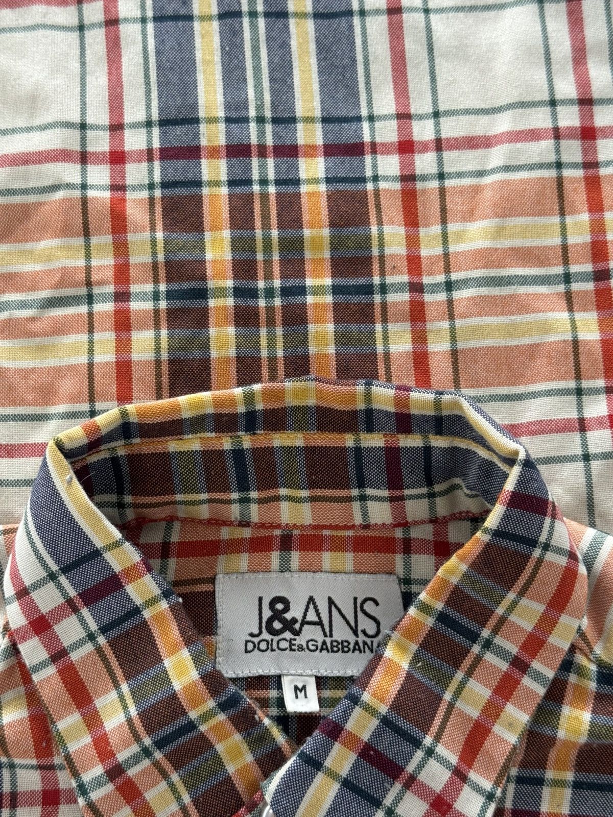Dolce & Gabbana Dolce & Gabbana Jeans Check Design 00s Button Up Shirt Size US M / EU 48-50 / 2 - 7 Thumbnail