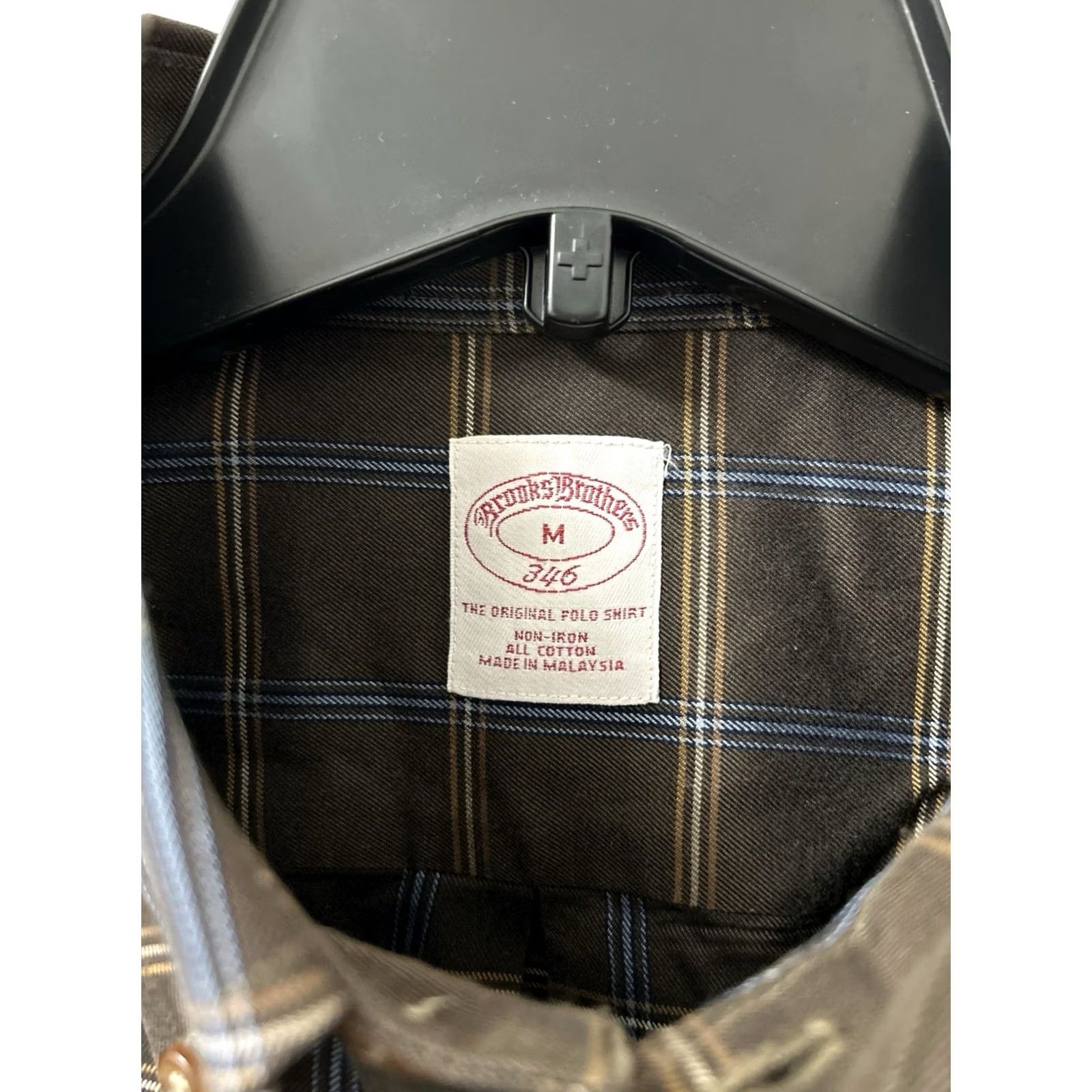 Brooks Brothers Brooks Brothers Shirt Mens M Brown Original Polo Plaid Button Down Size US M / EU 48-50 / 2 - 6 Thumbnail