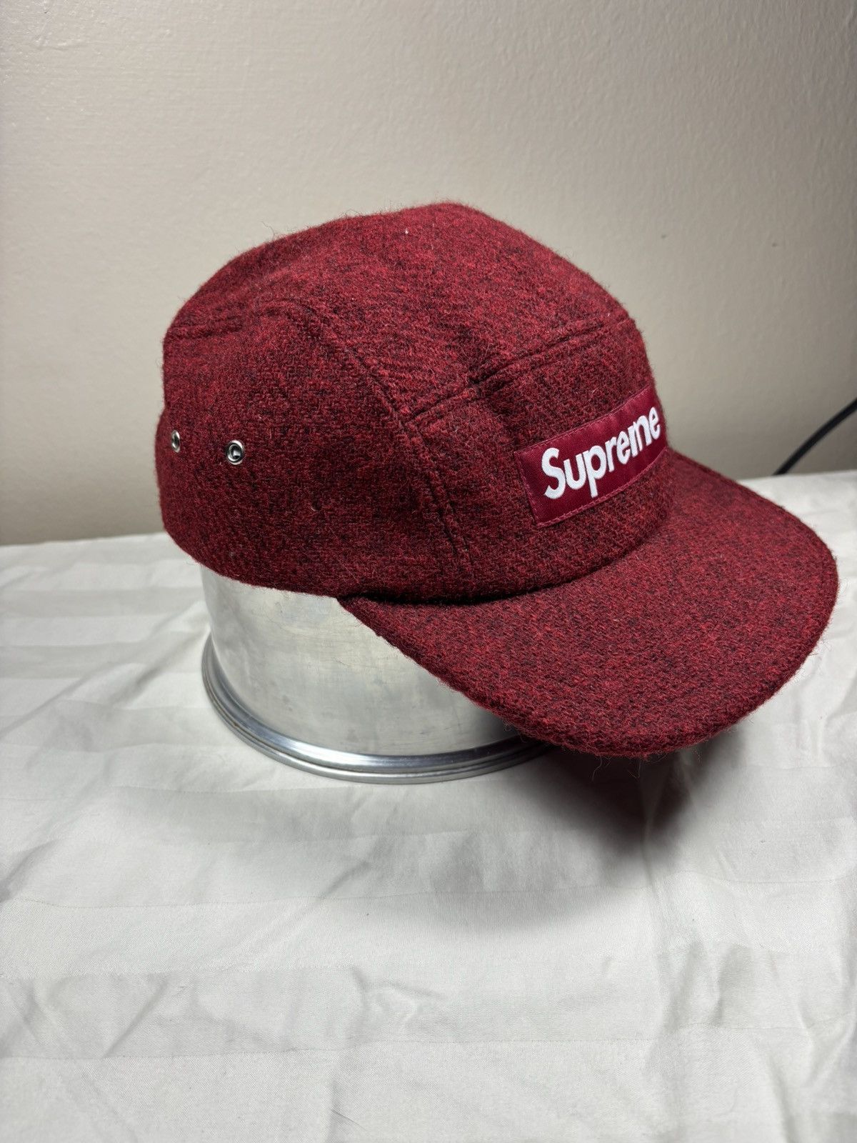 Supreme Supreme Harris Tweed Wool Camp Cap Size ONE SIZE - 2 Thumbnail