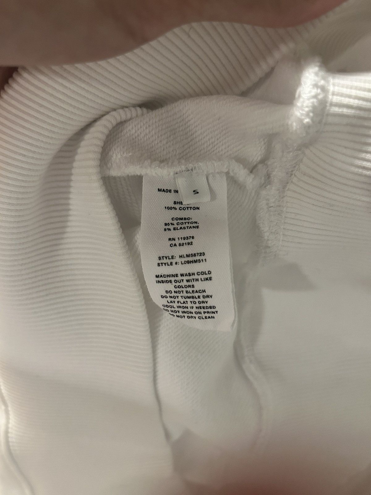 Helmut Lang Helmut Lang Box logo-print crew-neck sweatshirt Size US S / EU 44-46 / 1 - 5 Thumbnail