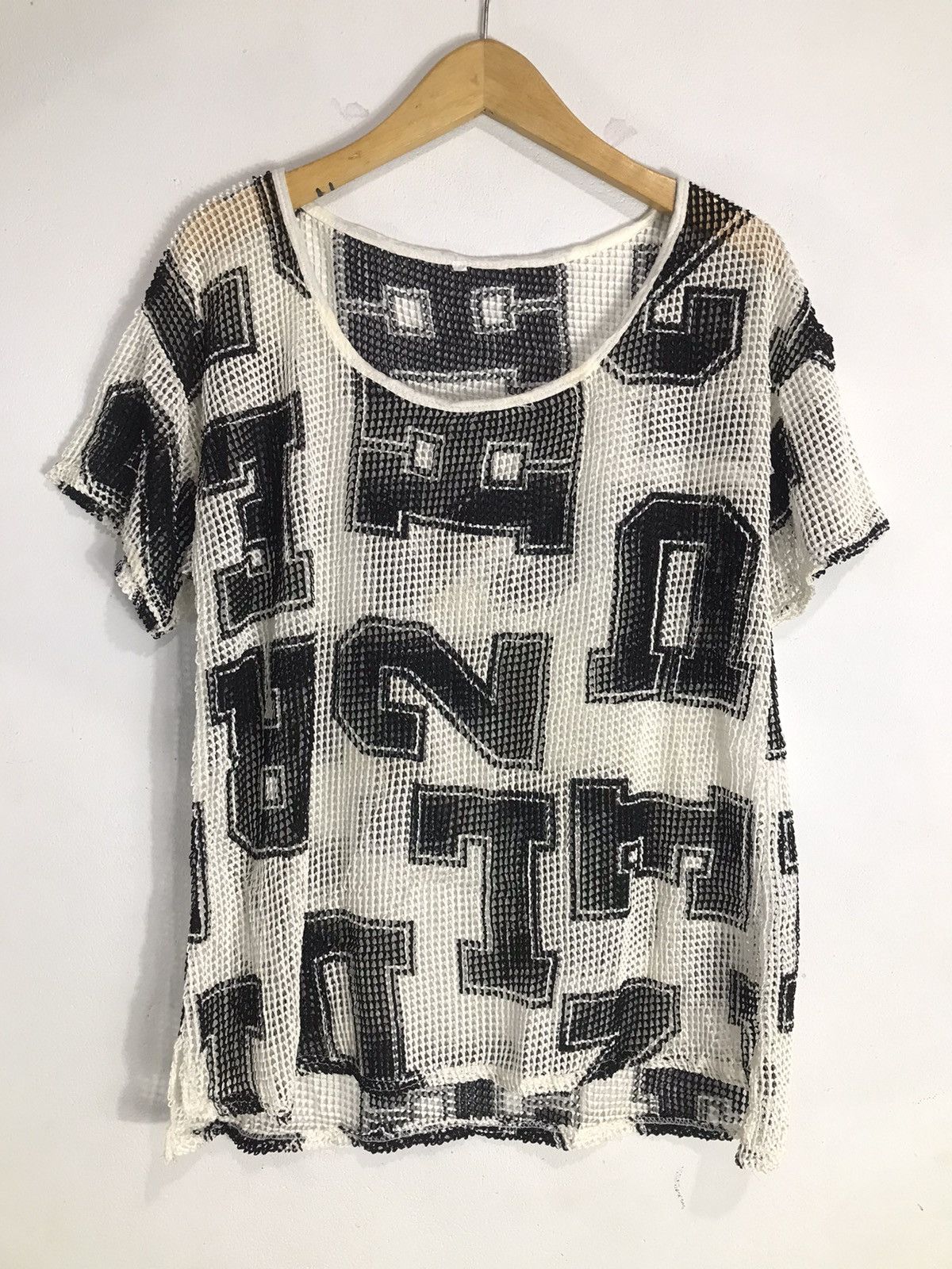 Hysteric Glamour undefined Open Fishnet poem shirt summer Size US M / EU 48-50 / 2 - 1 Thumbnail