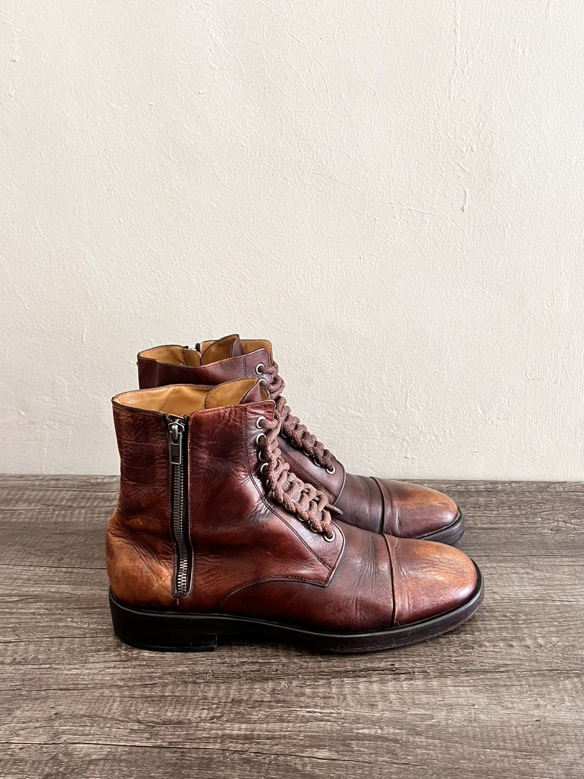 Maison Margiela Zipped Combat Boots Size US 7 / EU 40 - 5 Thumbnail