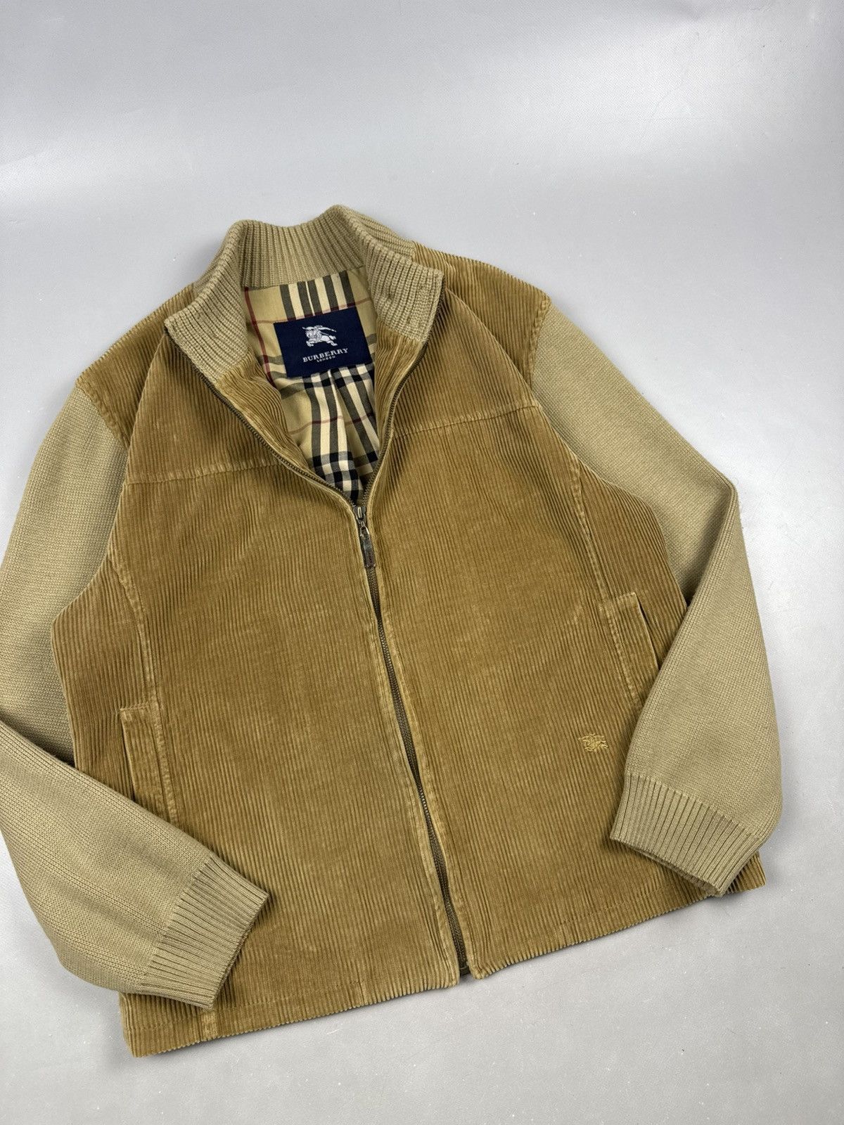 Burberry Burberry veste jacket curdoroy beige novachek old money Size US M / EU 48-50 / 2 - 3 Thumbnail