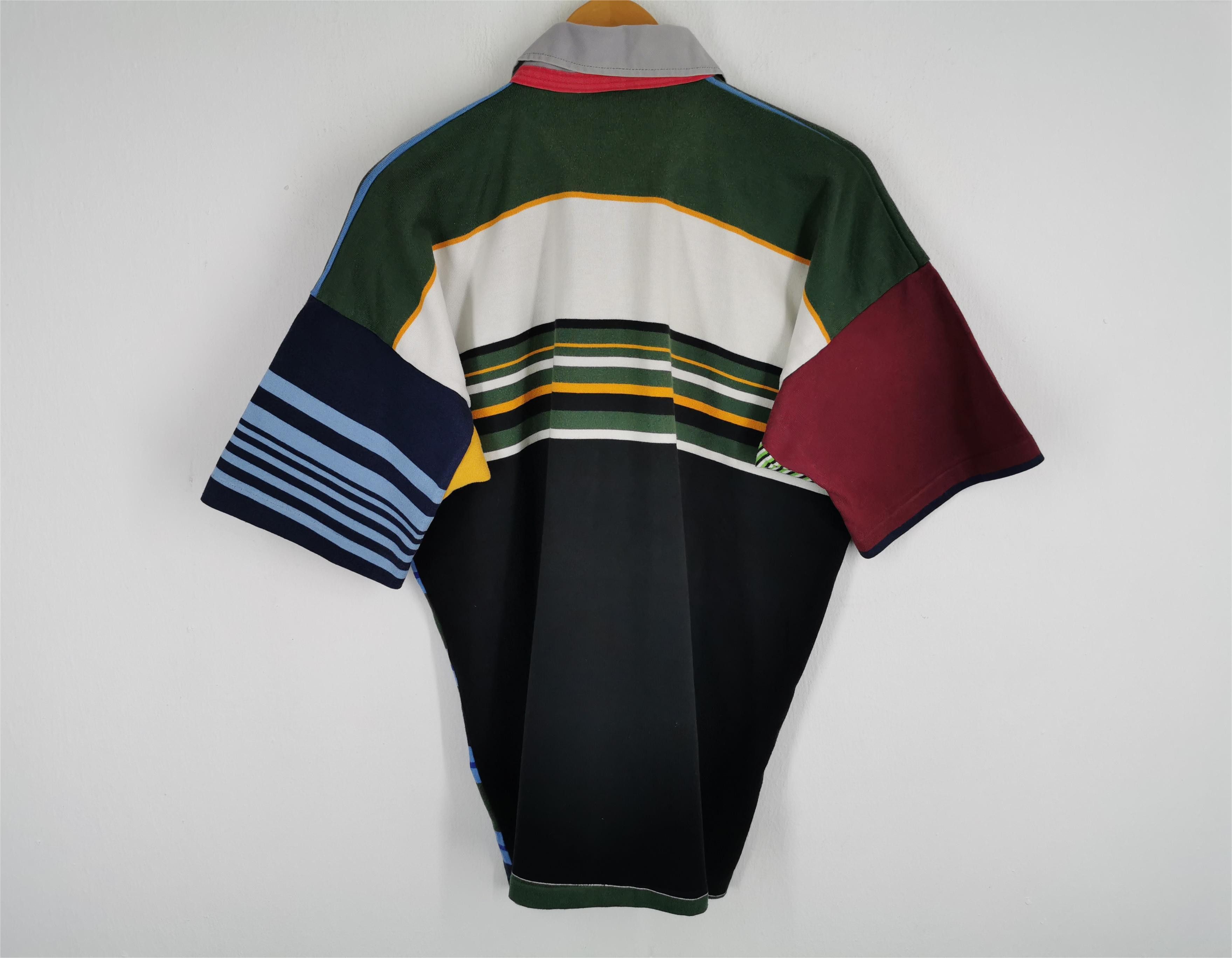 Canterbury of New Zealand Vintage 90s Canterbury Rugby Stripe Polo Shirt Size M Size US M / EU 48-50 / 2 - 2 Thumbnail