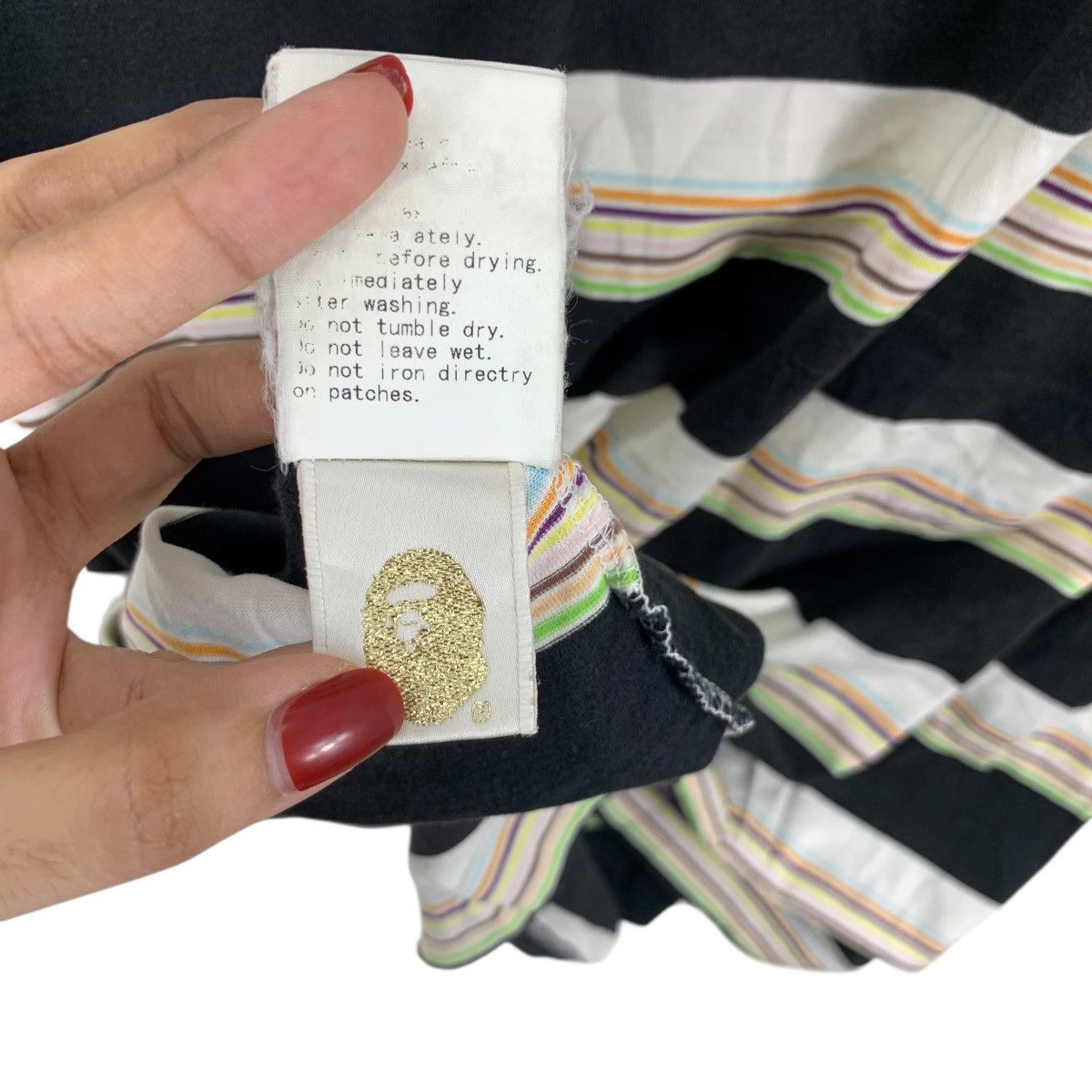 Bape Vintage BAPE A BATHING APE Classic Collection Tee Shirt Top Size US L / EU 52-54 / 3 - 10 Thumbnail