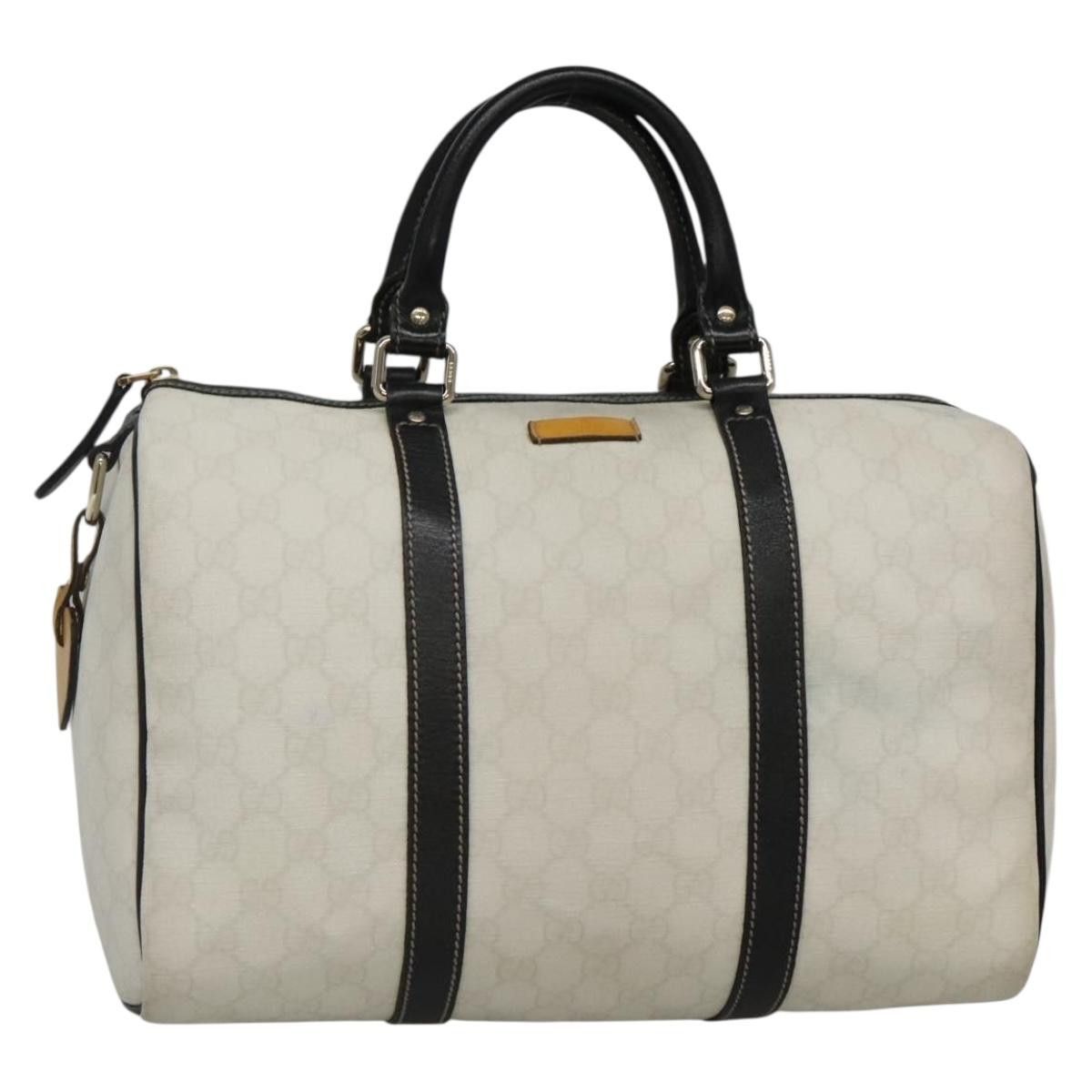 Gucci GUCCI GG Supreme Boston Bag Pvc White Gold Size ONE SIZE - 1 Thumbnail
