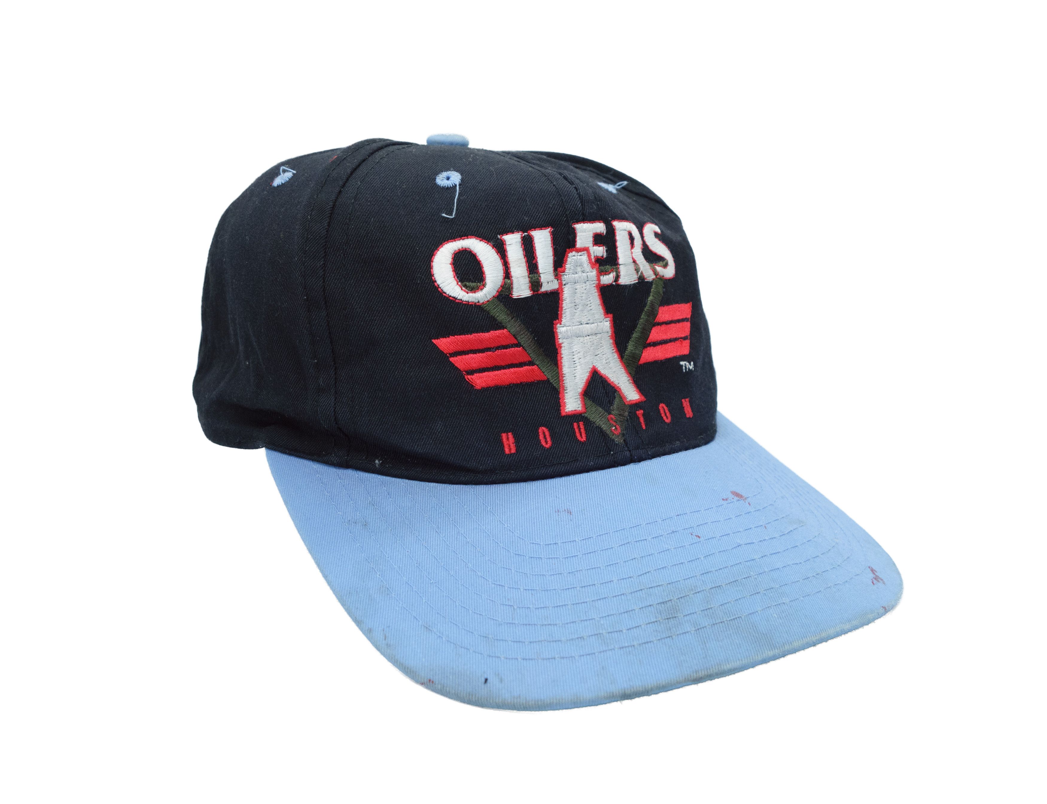 NFL 90s Oilers Houston NFL Vintage Baseball 'AMCAP' Cap Size ONE SIZE - 1 Thumbnail