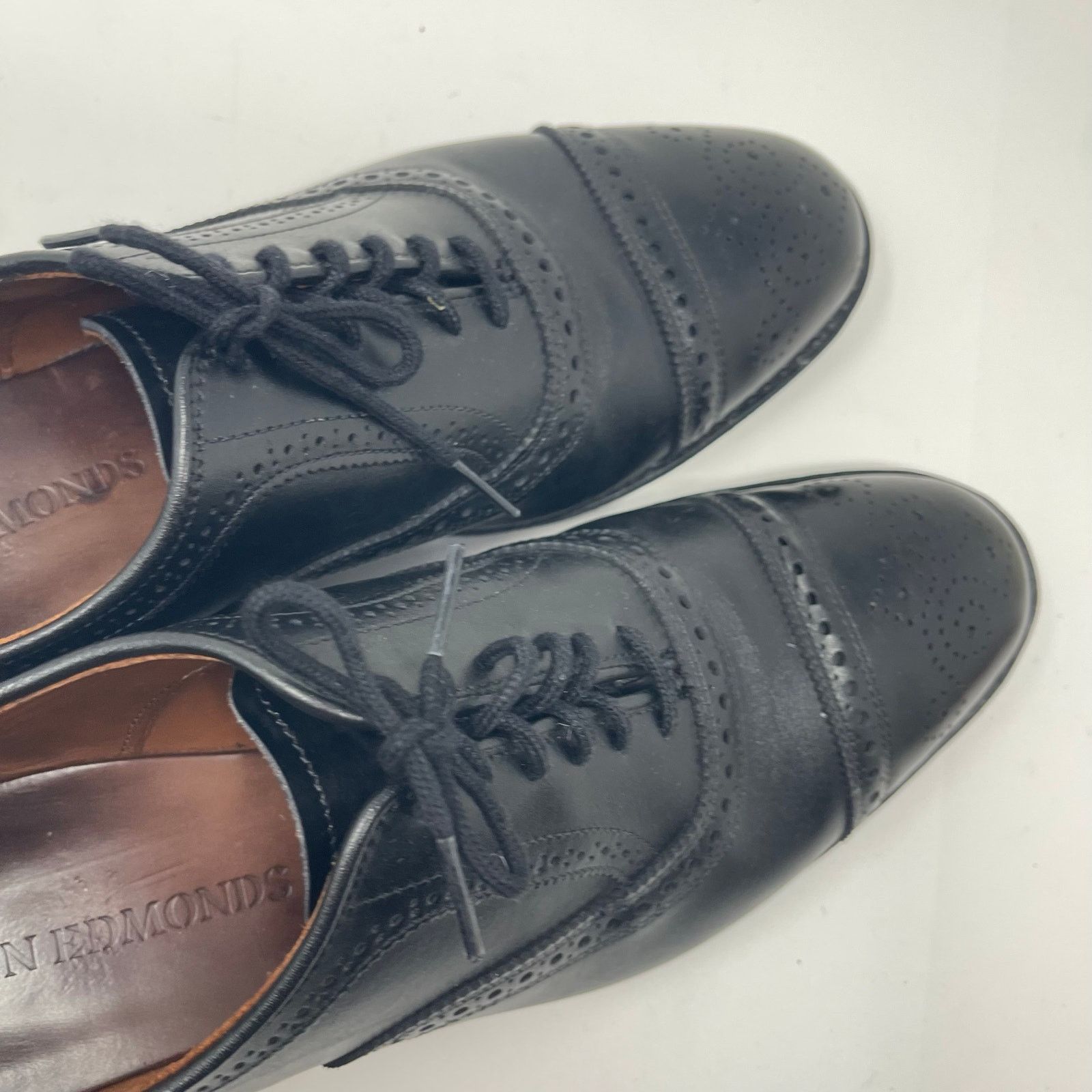 Allen Edmonds Allen Edmonds Strand Cap-toe Oxford Dress Shoes black 10.5 Size US 10.5 / EU 43-44 - 3 Thumbnail