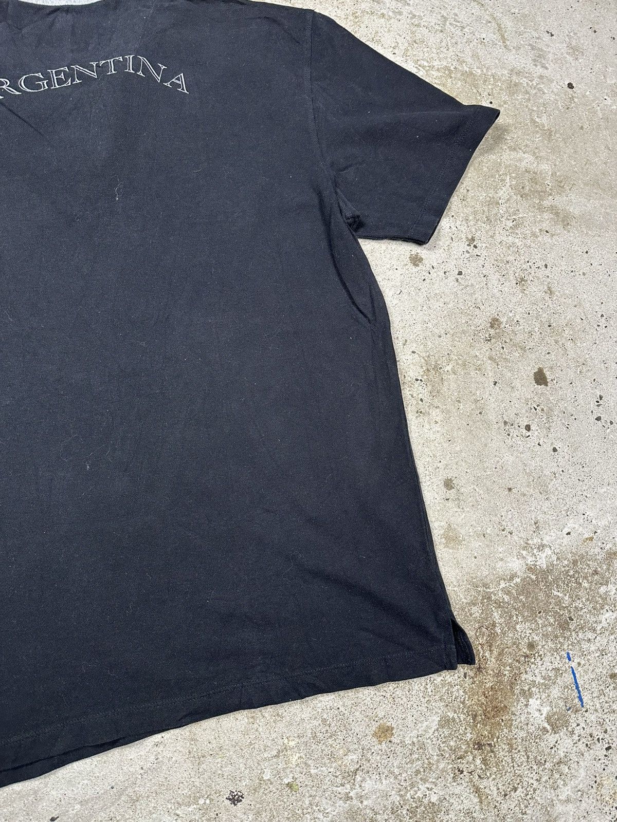 La Martina Vintage Y2K La Martina Argentina Black Polo Tee Size US XL / EU 56 / 4 - 9 Thumbnail