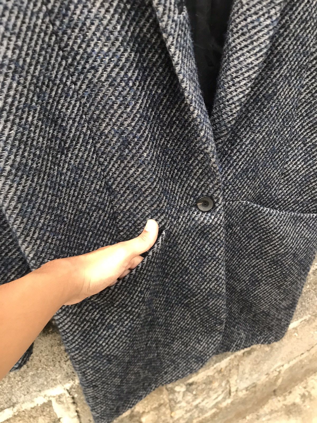 Vintage ⚡️Comptoir Des Cotonniers Wool Oversize Long Coat Size US M / EU 48-50 / 2 - 6 Thumbnail