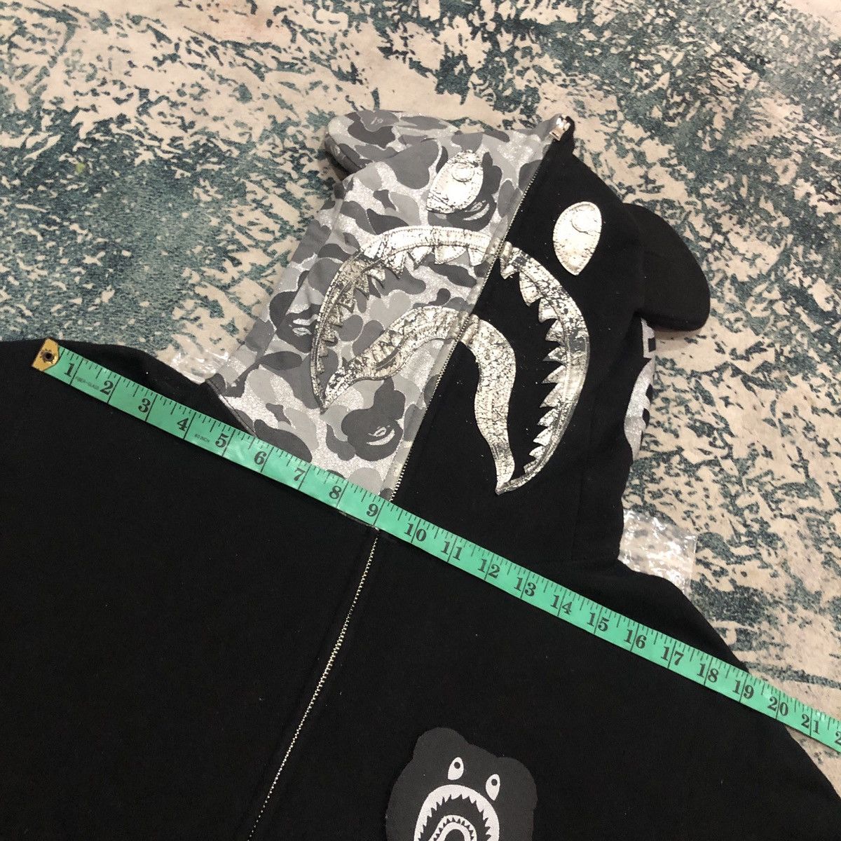 Bape Bape Shark Bear Full Zip Hoodie Bearbrick Medicom Toy Size US XL / EU 56 / 4 - 8 Thumbnail