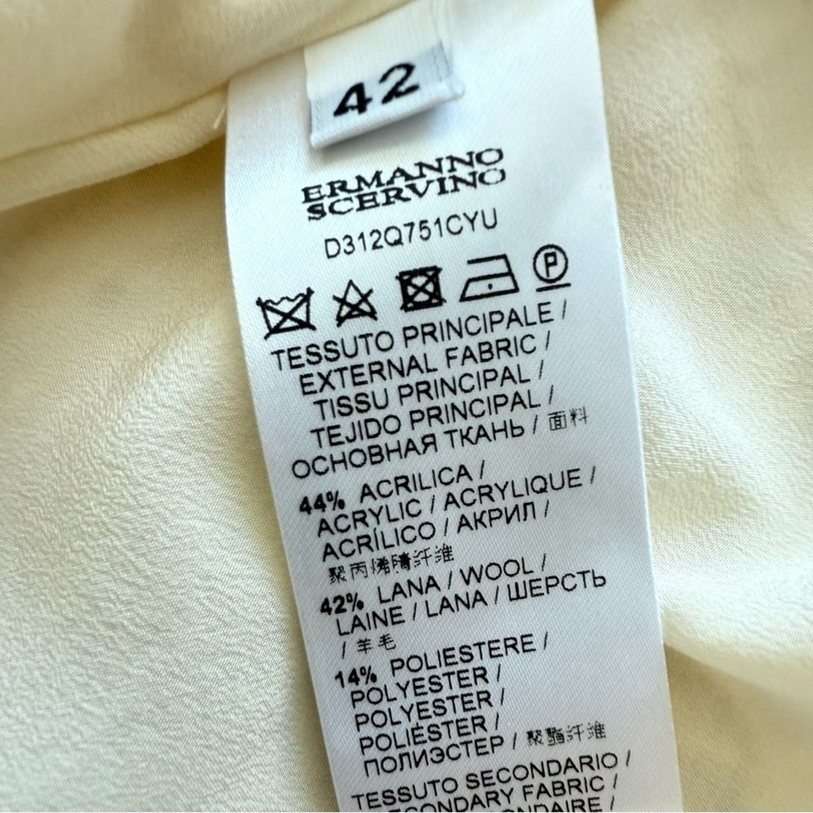 Ermanno Scervino Ermanno Scervino women wool/acrylic dress size 42 IT or 6US Size M / US 6-8 / IT 42-44 - 13 Thumbnail