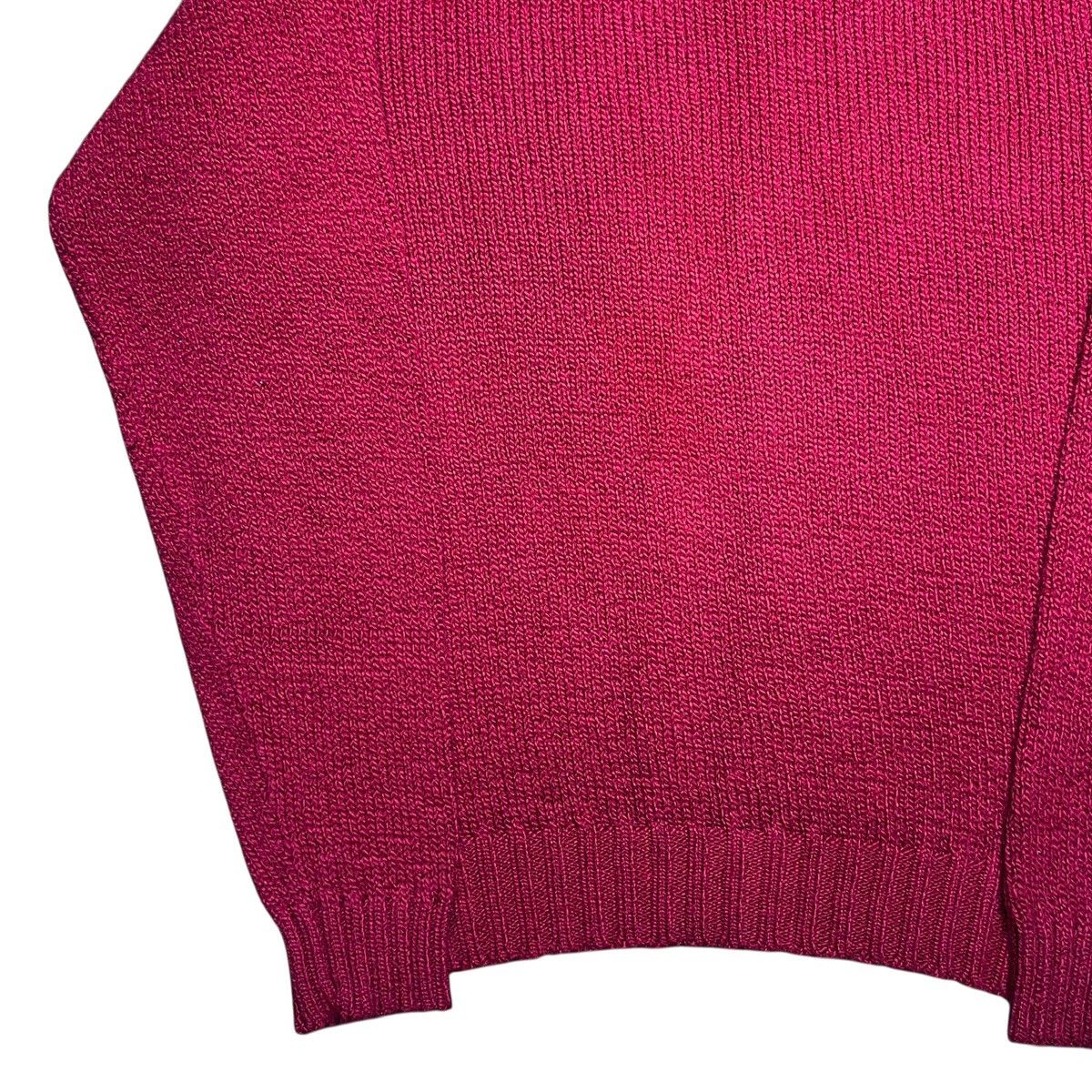 Polo Ralph Lauren Vintage Polo Ralph Lauren Red Cotton Knit Pullover Sweater Size US L / EU 52-54 / 3 - 19 Thumbnail