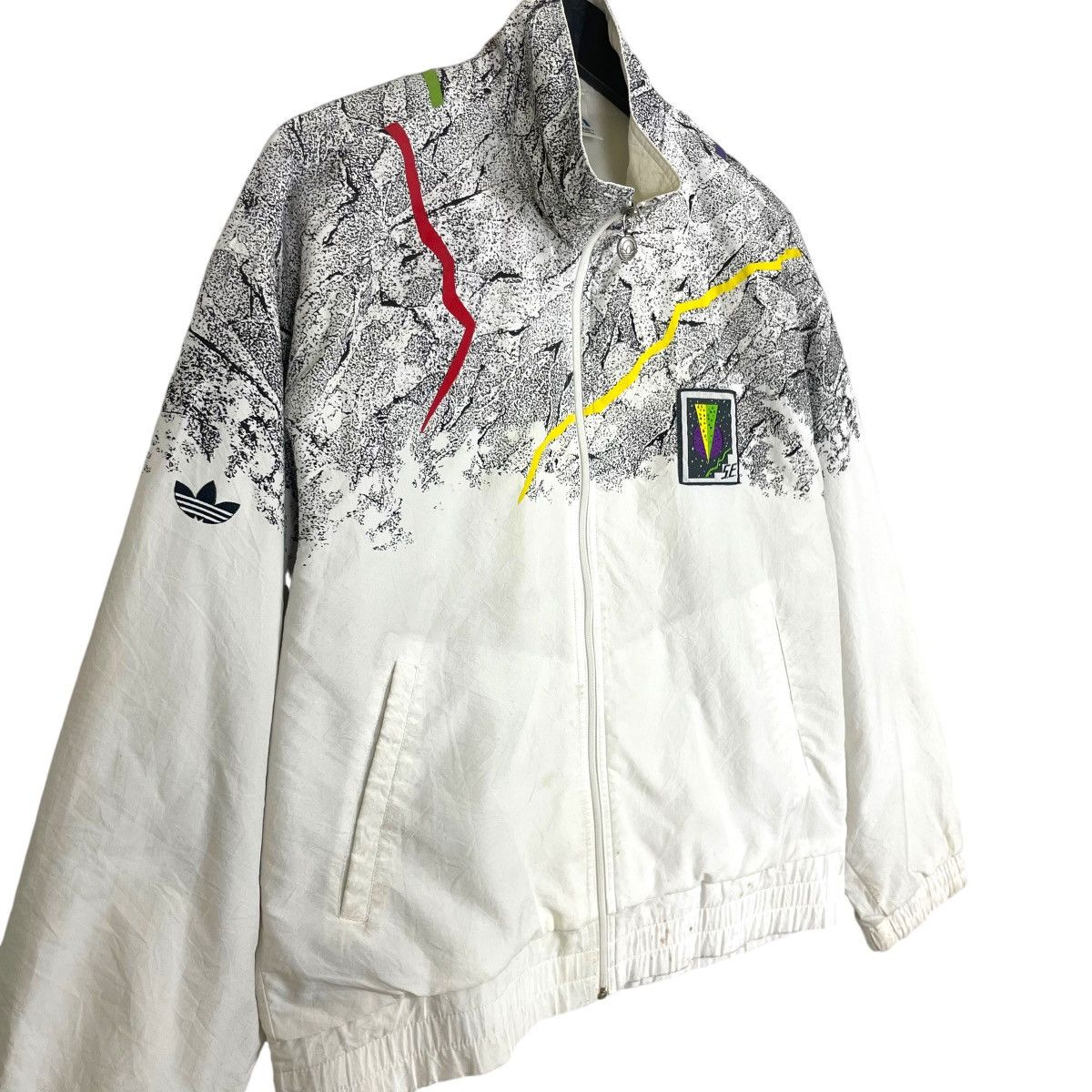 Adidas Vintage Adidas Descente Jacket Zipper Windbreaker Over Print Size US M / EU 48-50 / 2 - 2 Thumbnail