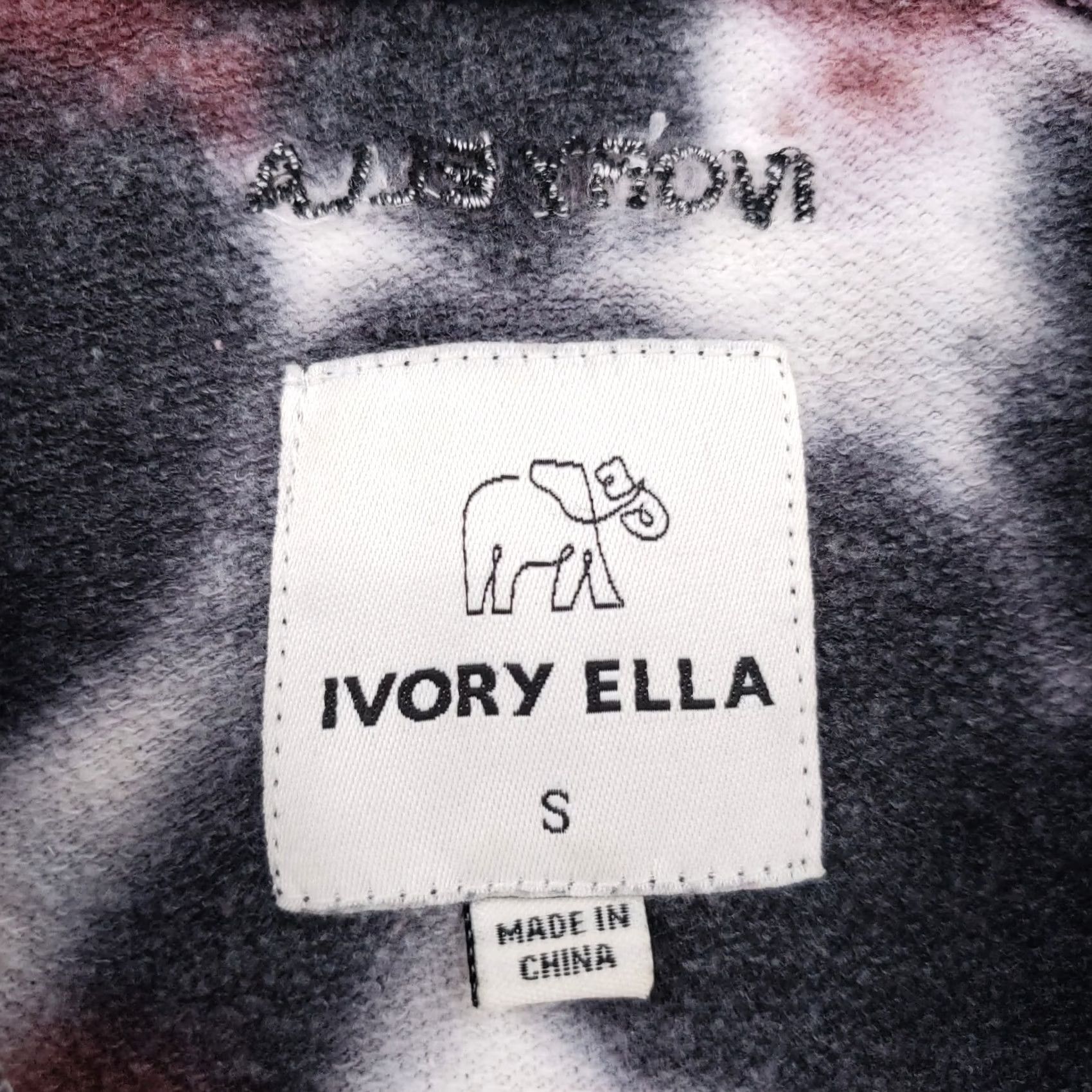 Vintage Ivory Ella Dress Womens Small Mini Tie Dye Sweater Long Sleeve Shift Pullover Size S / US 4 / IT 40 - 7 Thumbnail