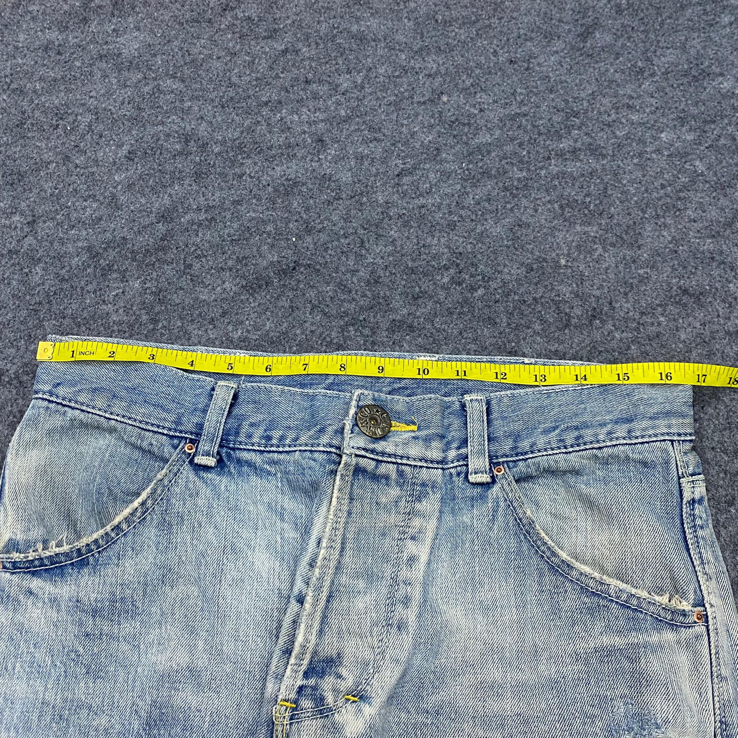 If Six Was Nine 💥Best Offer💥Vintage Cocolulu Men Distressed Denim Size US 34 / EU 50 - 4 Thumbnail