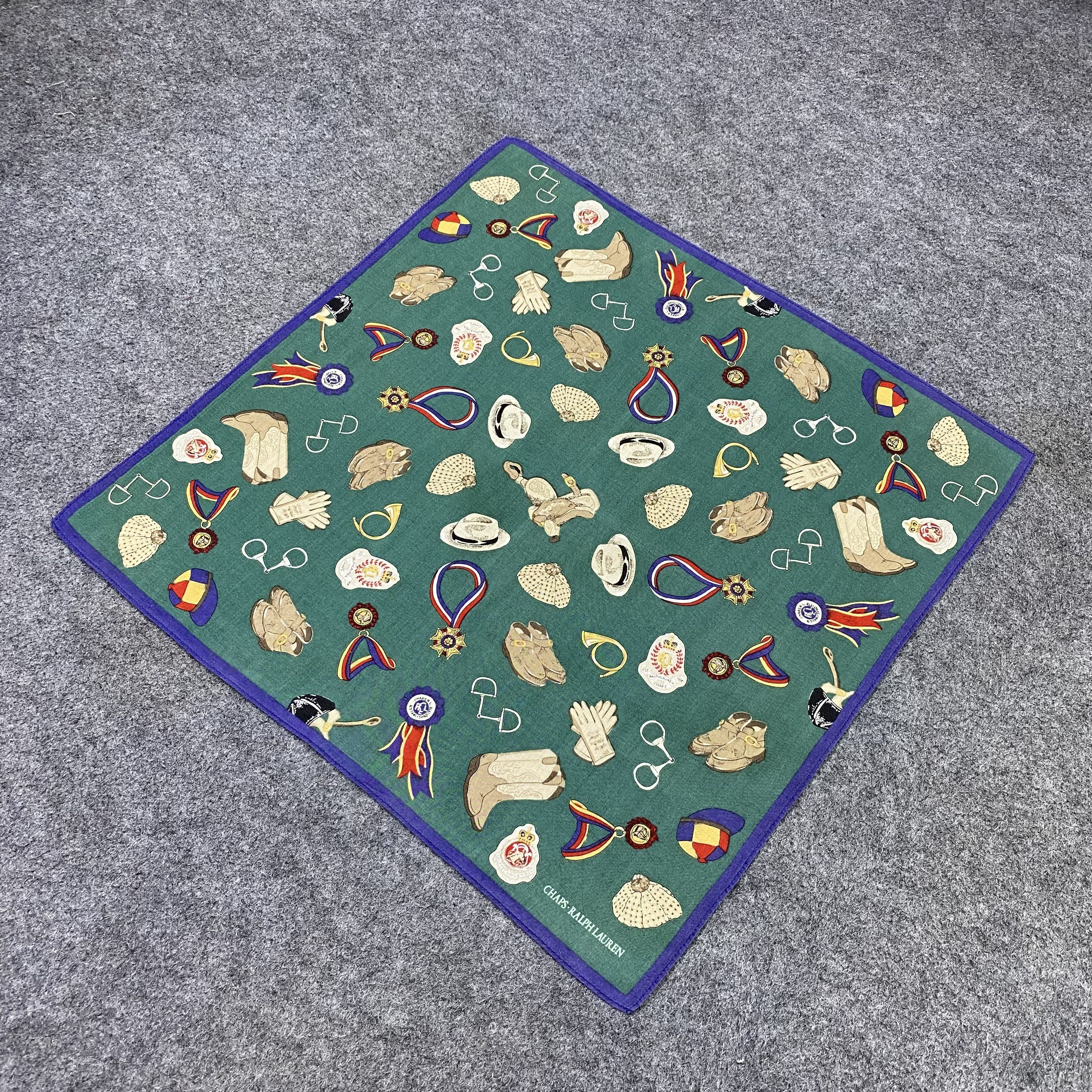 Chaps Ralph Lauren Chaps Ralph Lauren Handkerchief Neckerchief Bandana-B1982 Size ONE SIZE - 4 Thumbnail