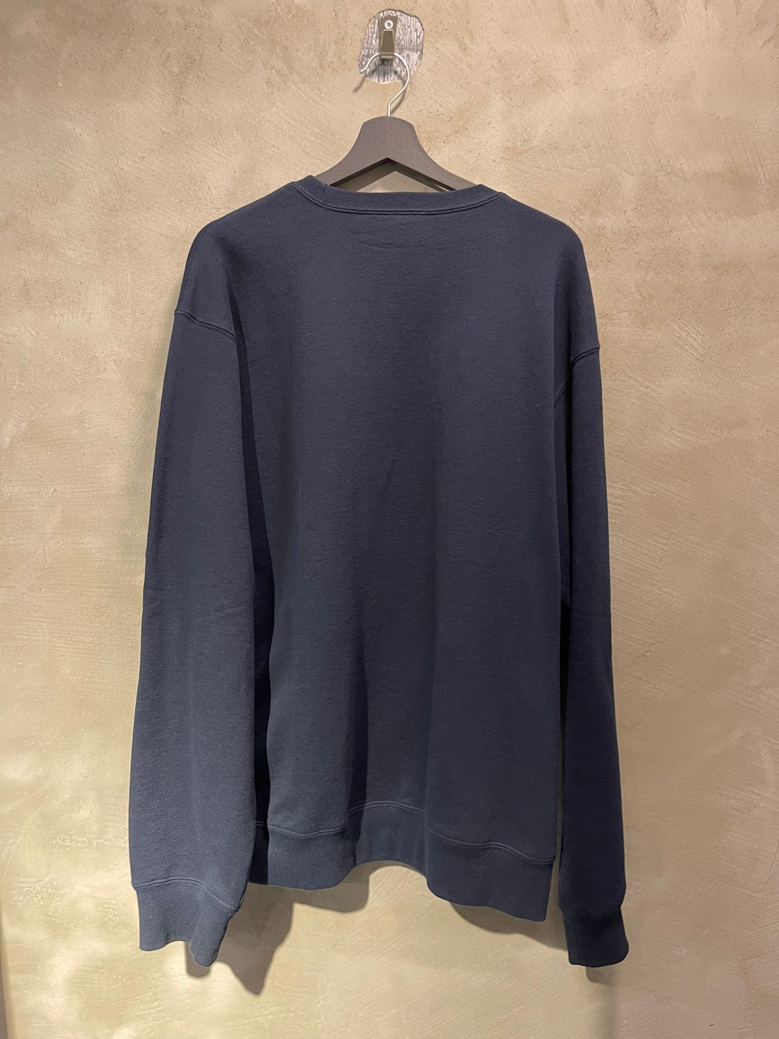 Supreme Supreme Crewneck Longsleeve Navy Size US XL / EU 56 / 4 - 2 Thumbnail