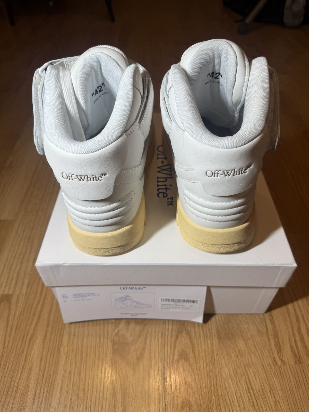Off-White OFF WHITE OUT OF OFFICE MID WHITE WHITE Size US 9 / EU 42 - 5 Thumbnail