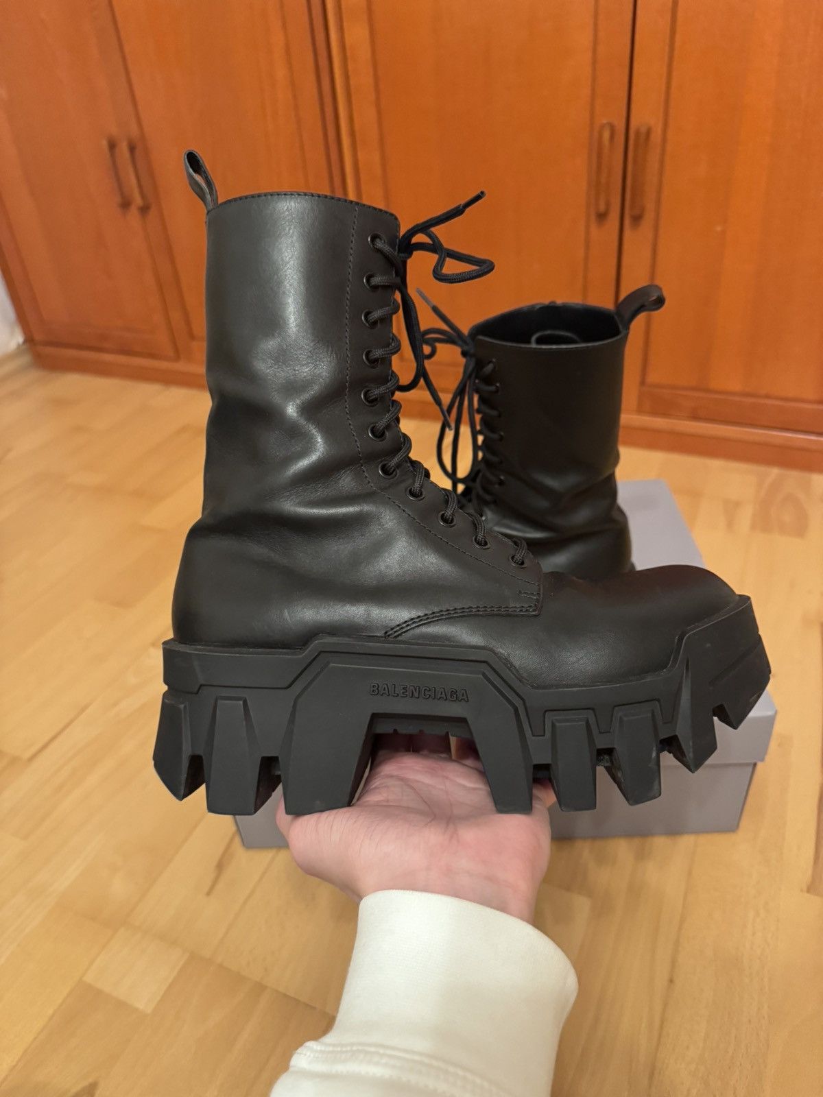 Balenciaga Balenciaga Bulldozer Triple Black Size US 6 / EU 39 - 3 Thumbnail