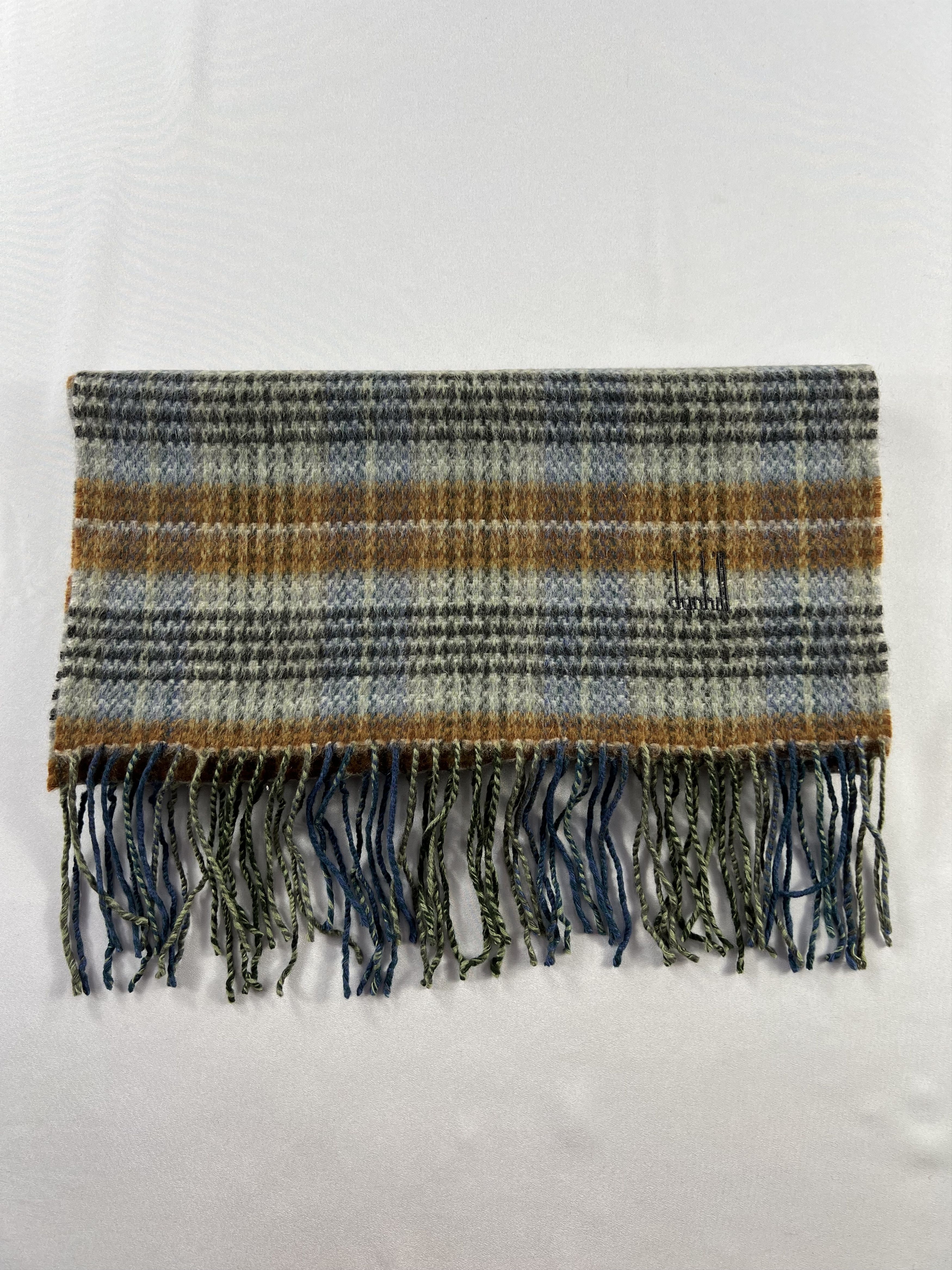 Alfred Dunhill Alfred Dunhill Cashmere Scarf / Muffler / Neckwear P988 Size ONE SIZE - 7 Thumbnail