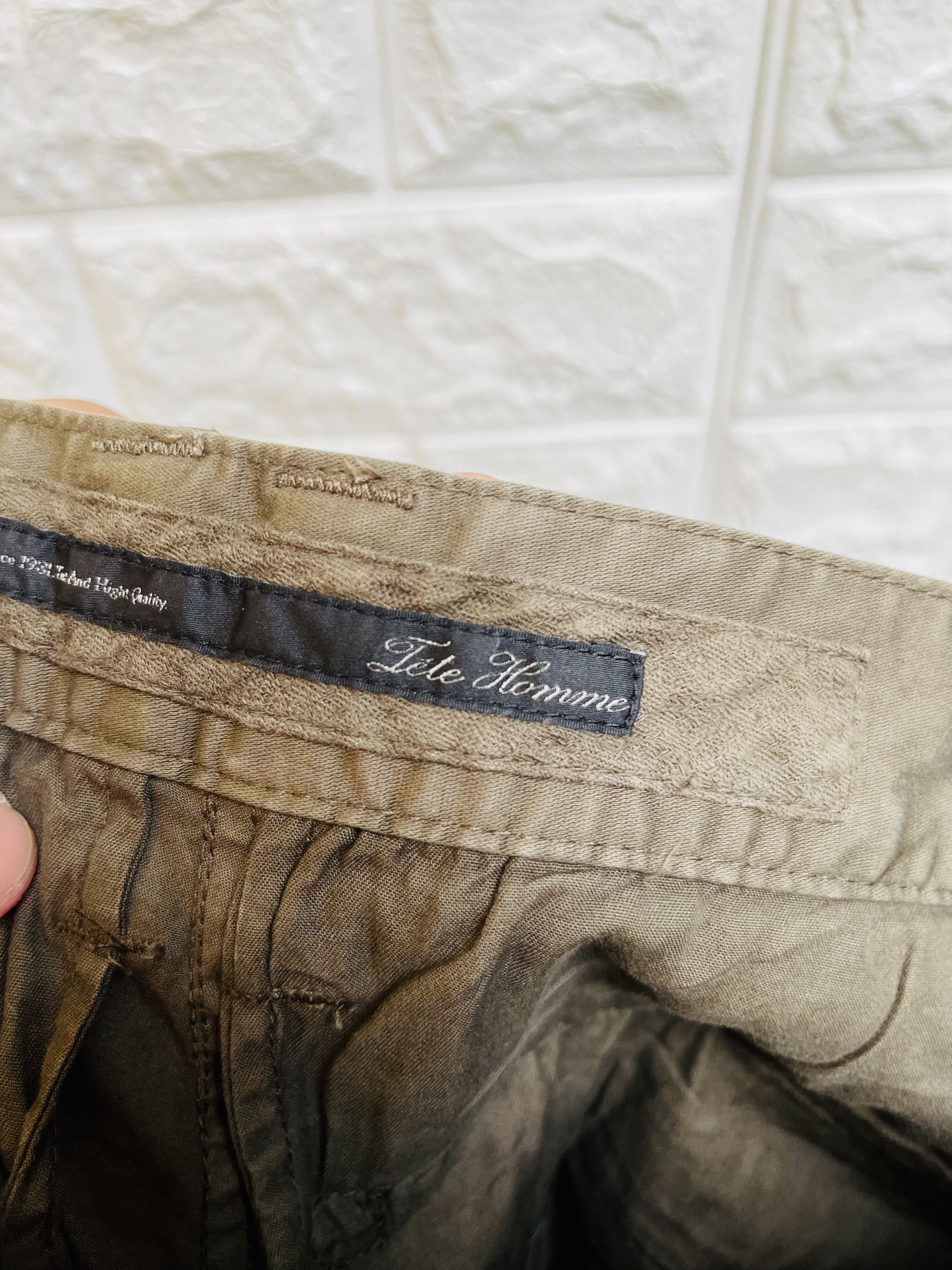 Japanese Brand × Vintage Vintage Tite Homme Pocket Designer Streetwear Fashion Style Size US 30 / EU 46 - 16 Thumbnail