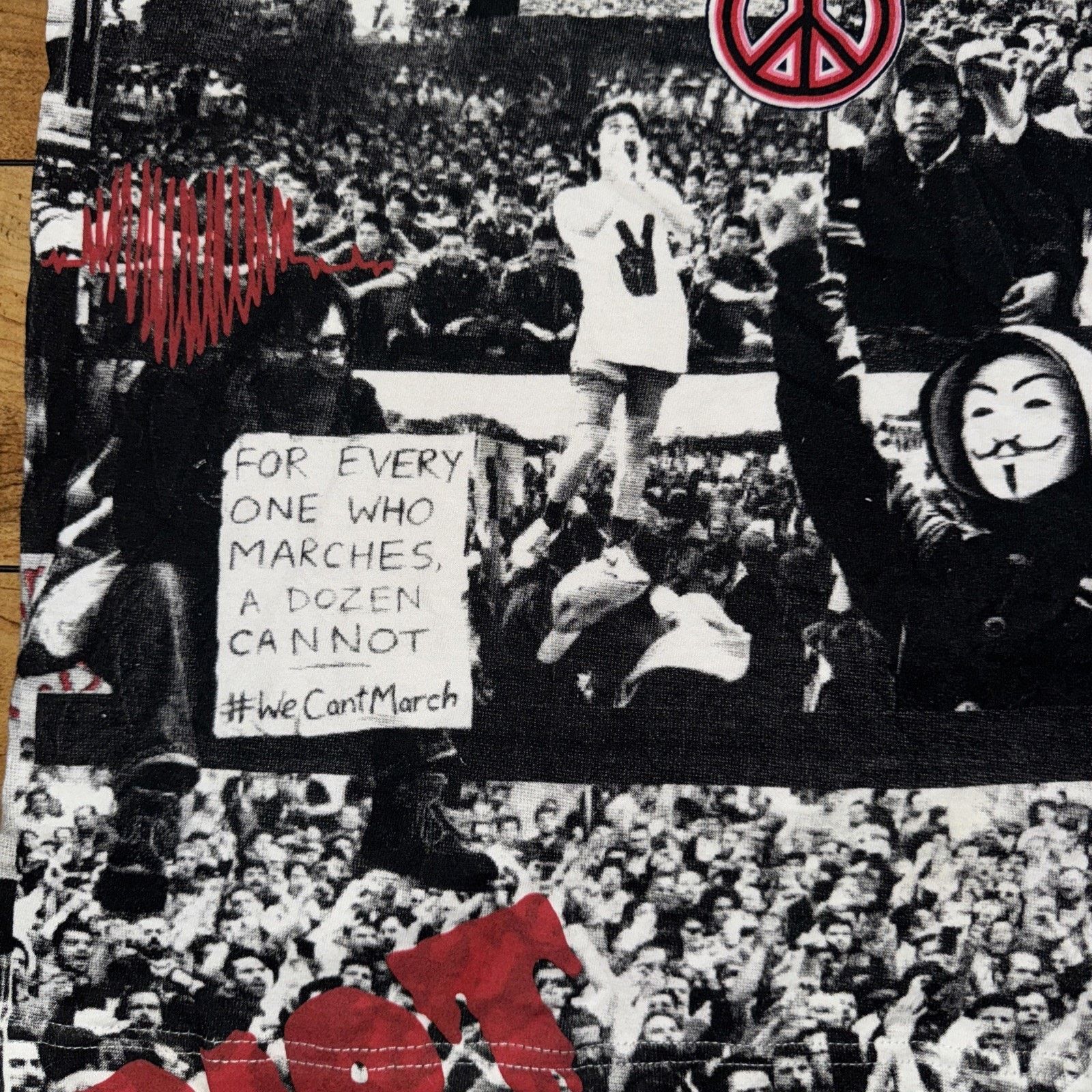 Band Tees Well Established All Over Print MLK T-Shirt 20x28 L Tee Size US L / EU 52-54 / 3 - 2 Thumbnail