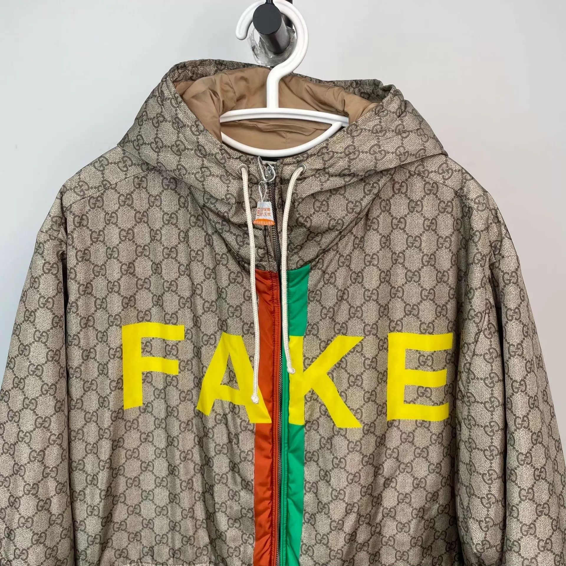 Gucci Gucci men's 97 New brown GG allover jacket 52 Size US L / EU 52-54 / 3 - 9 Thumbnail