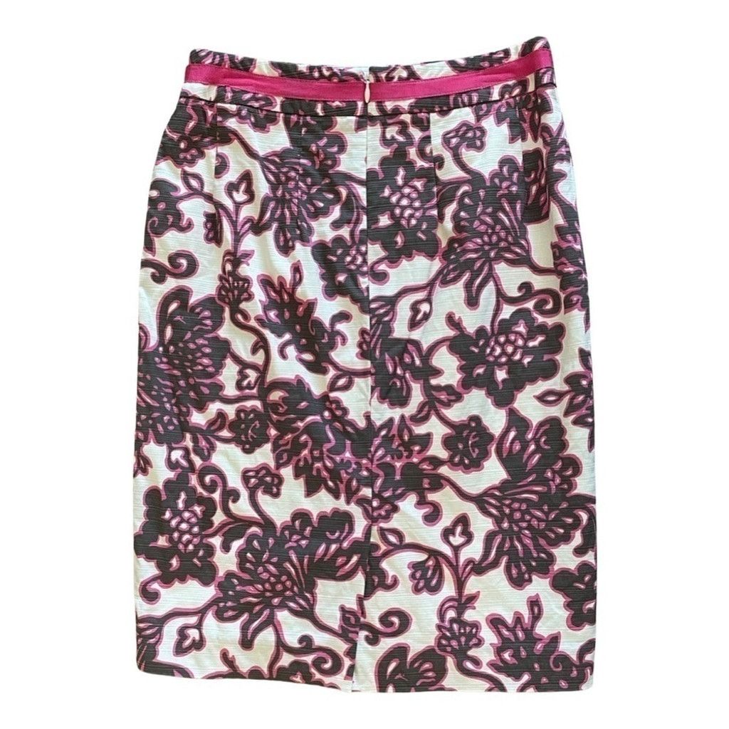 Boden Boden Samantha Lee Pink Floral Skirt Women’s Size 2P. Size 26" / US 2 / IT 38 - 5 Thumbnail