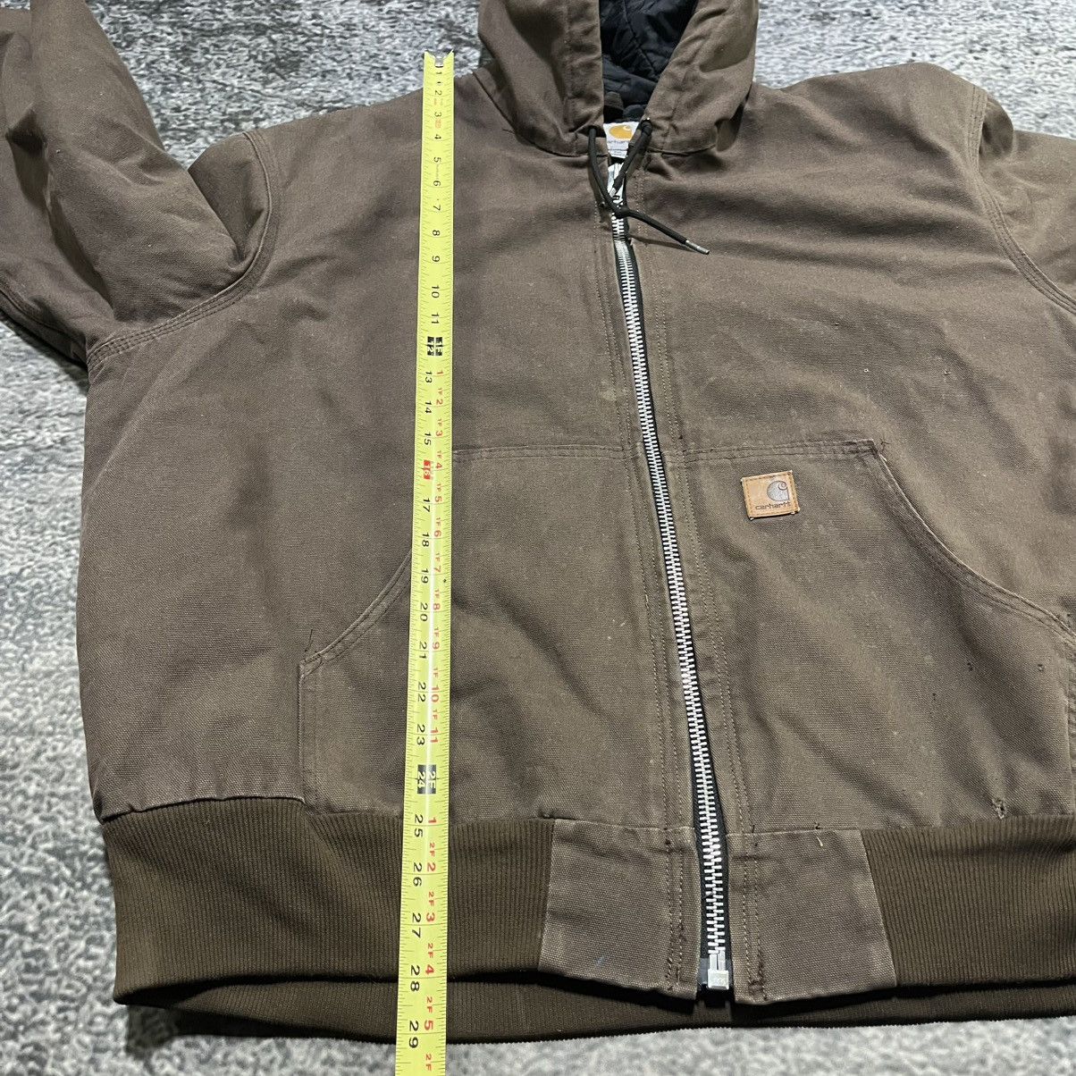 Carhartt VINTAGE CARHARTT BROWN CANVAS WORKWEAR HOODED JACKET SZ XXL Size US XXL / EU 58 / 5 - 15 Thumbnail