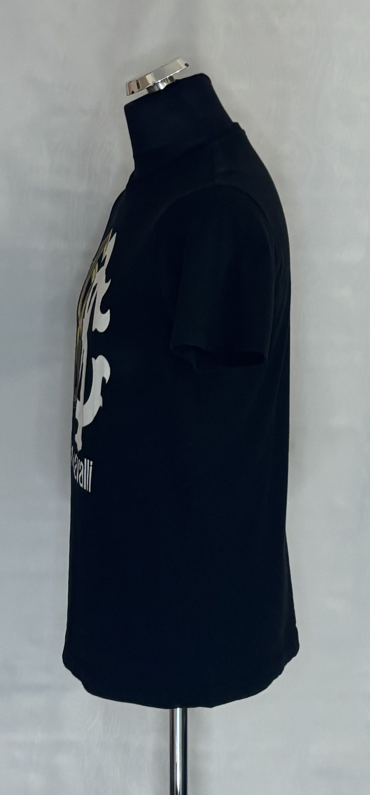 Roberto Cavalli Roberto Cavalli T-shirt Black Firenze Logo Size US M / EU 48-50 / 2 - 3 Thumbnail