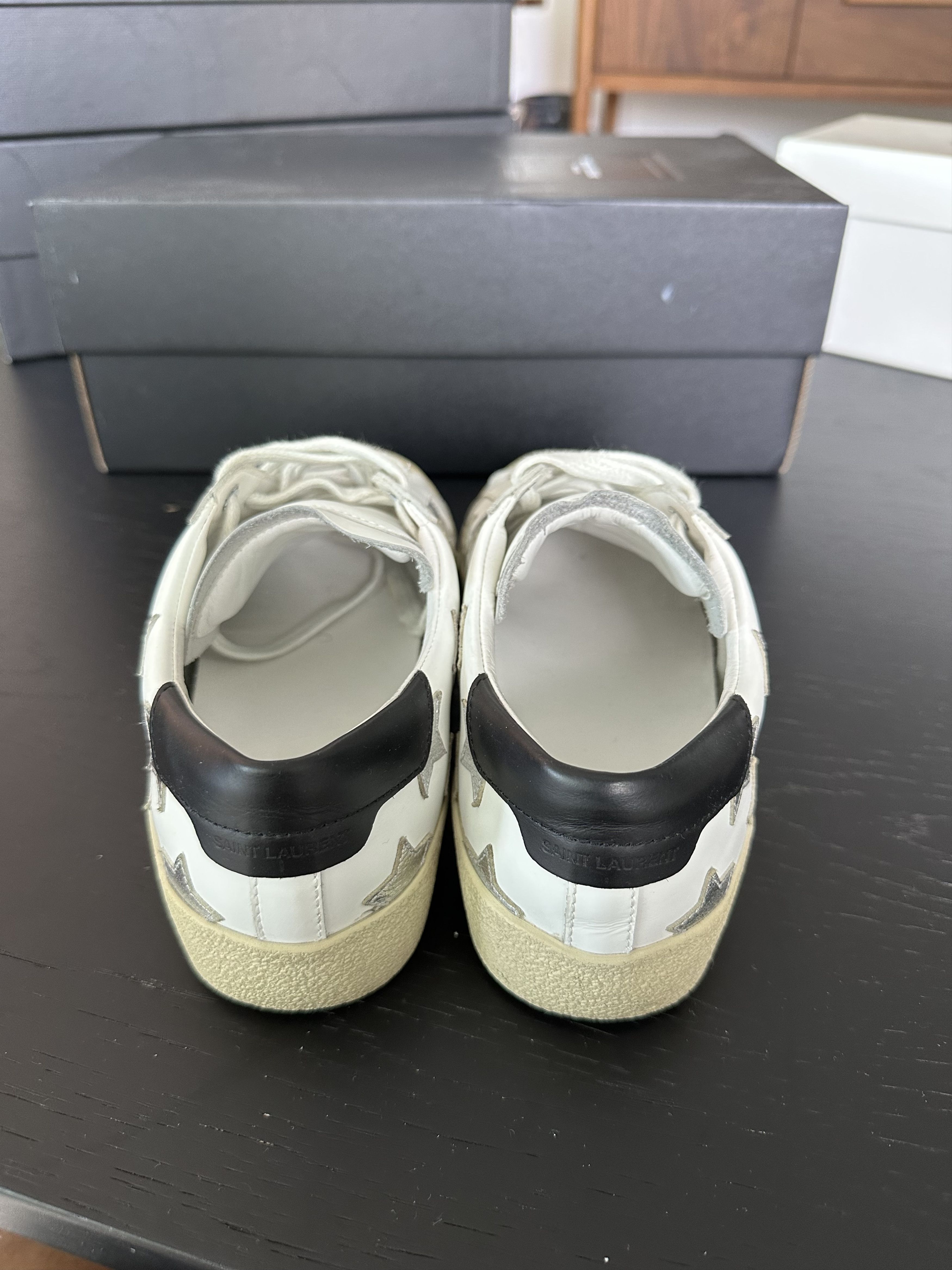 Saint Laurent Paris California SL/06 Leather Sneaker Size US 7 / EU 40 - 5 Thumbnail