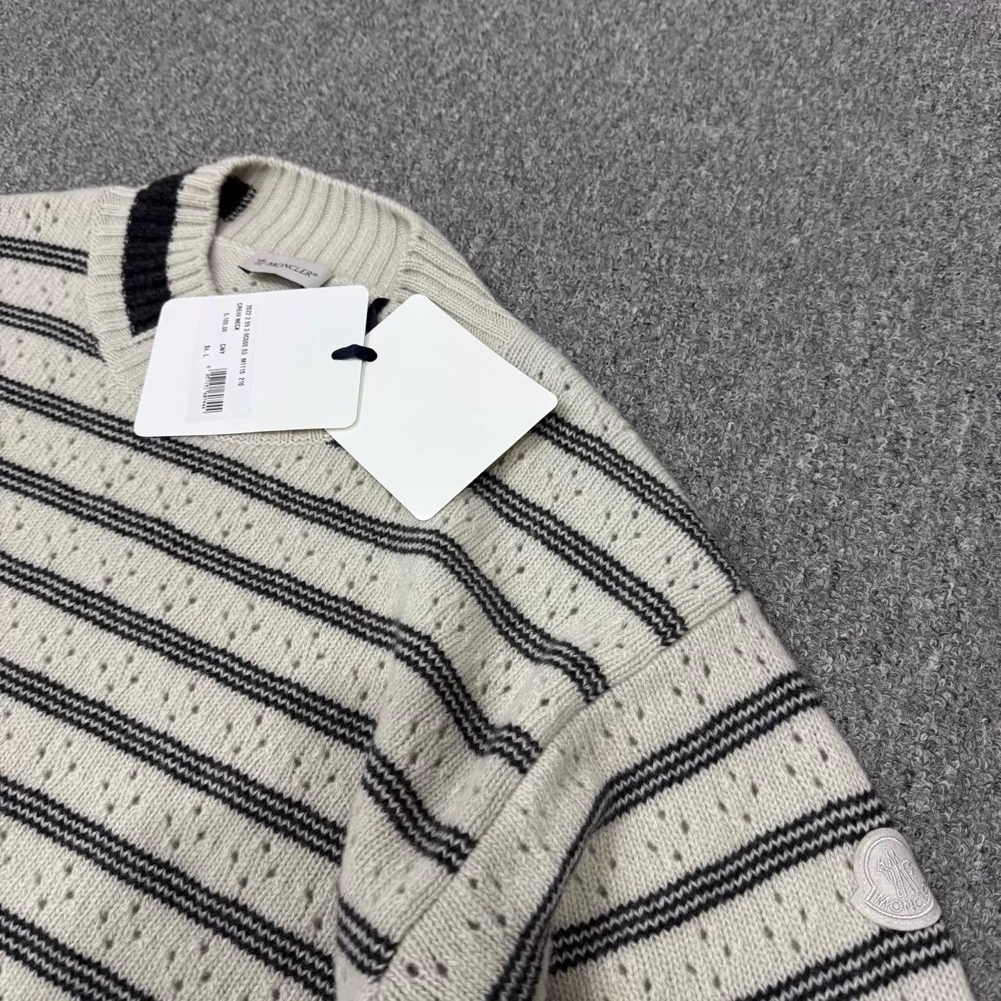 Moncler Moncler striped wool knit sweater unused L Size US L / EU 52-54 / 3 - 3 Thumbnail