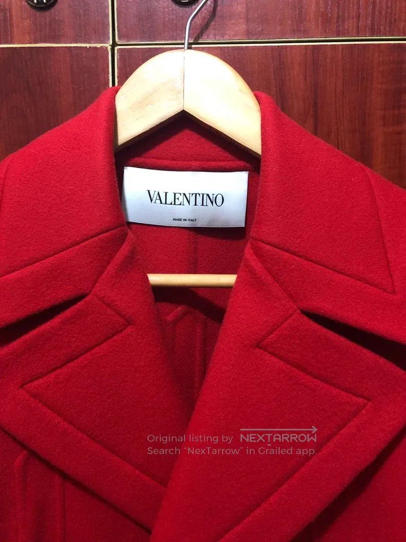 Valentino Valentino Wool cashmere coat coat Size S / US 4 / IT 40 - 4 Thumbnail
